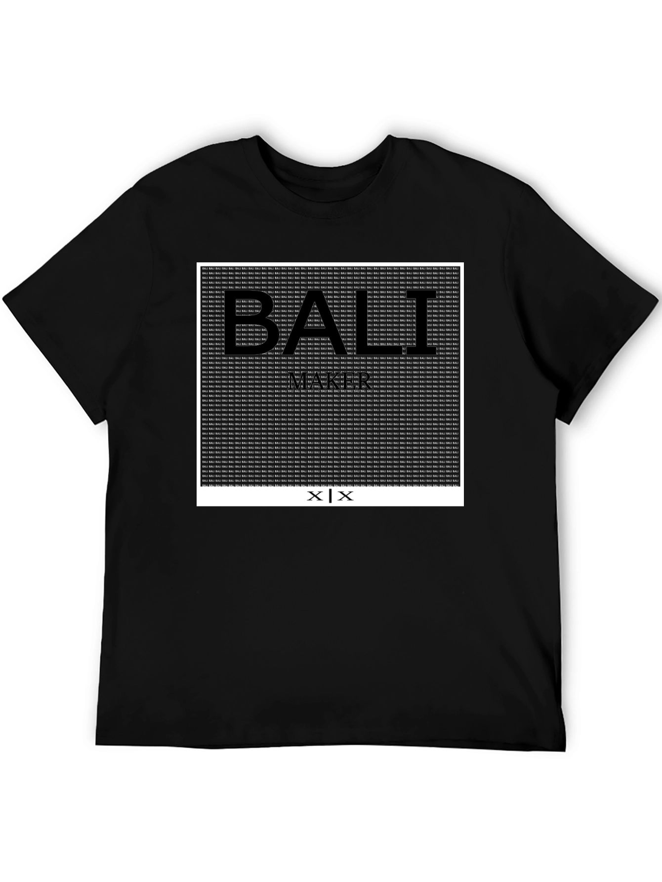 Bali Maker Black Graphic T-Shirt
