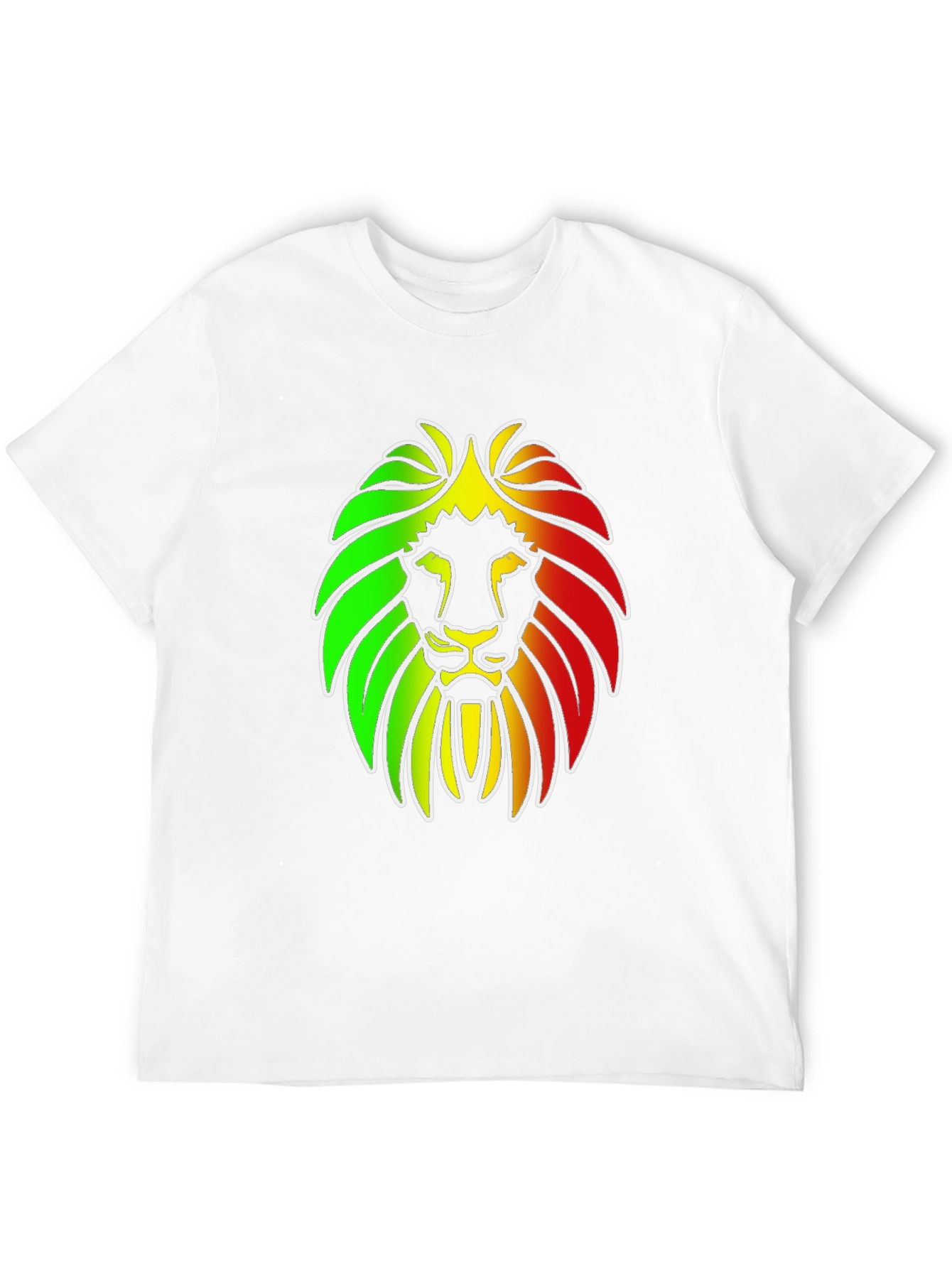Rasta Lion Graphic Black T-Shirt - Reggae Style