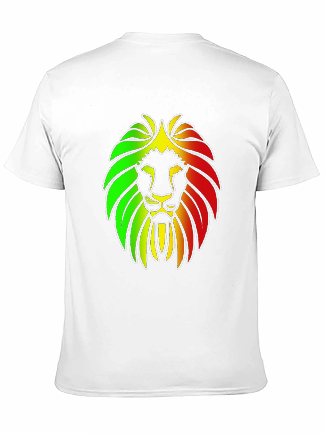 Rasta Lion Graphic Black T-Shirt - Reggae Style