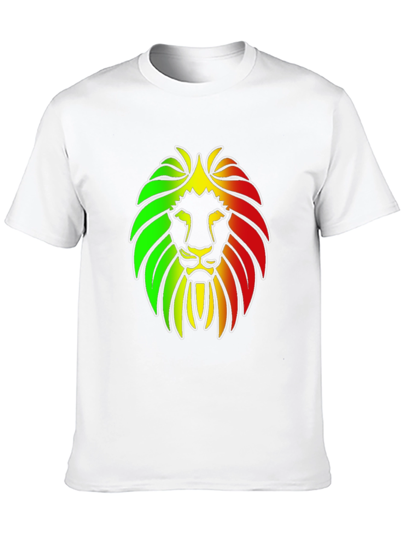 Rasta Lion Graphic Black T-Shirt - Reggae Style