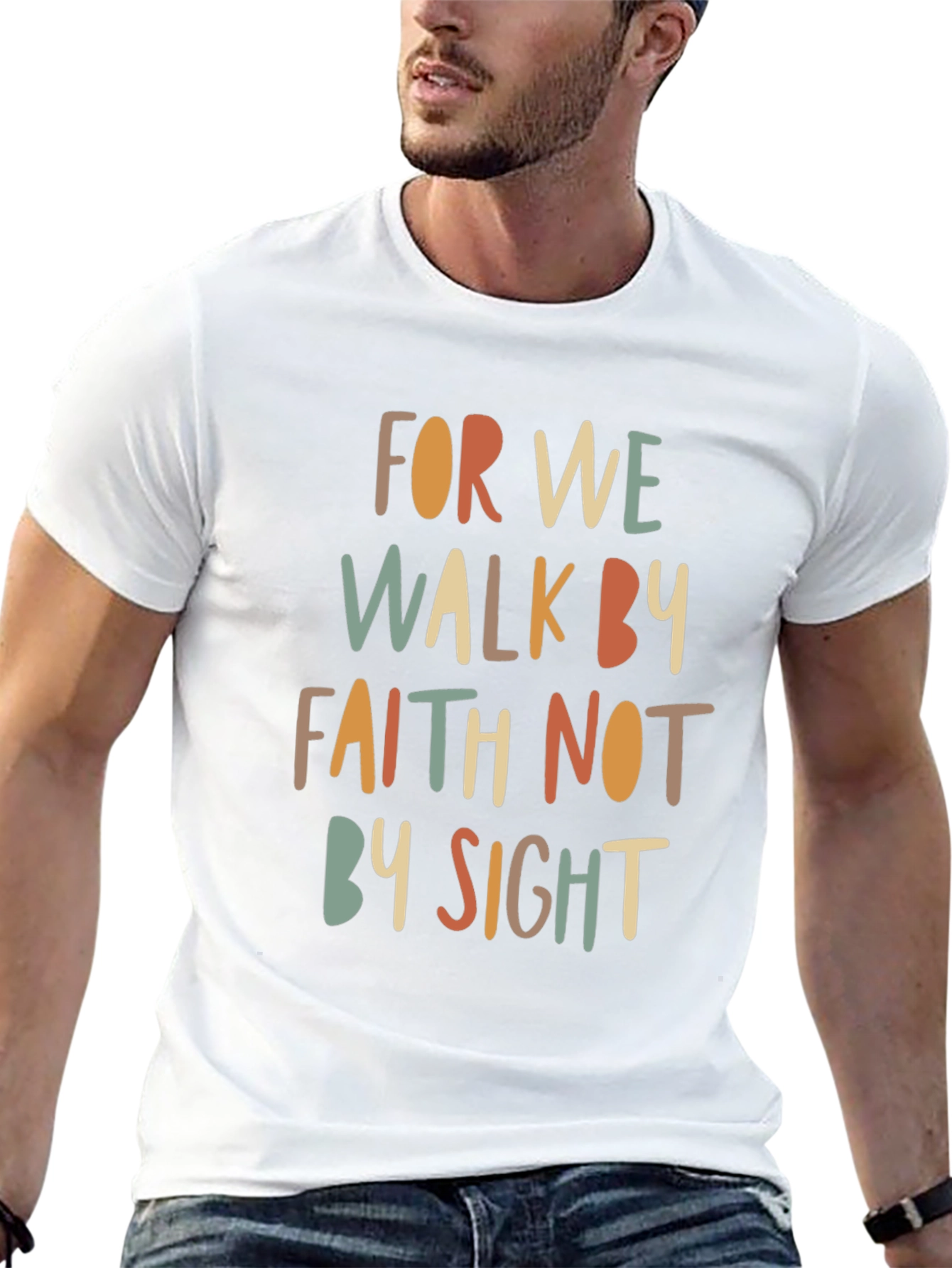 Faith Walk Graphic Tee - Inspirational Christian Shirt