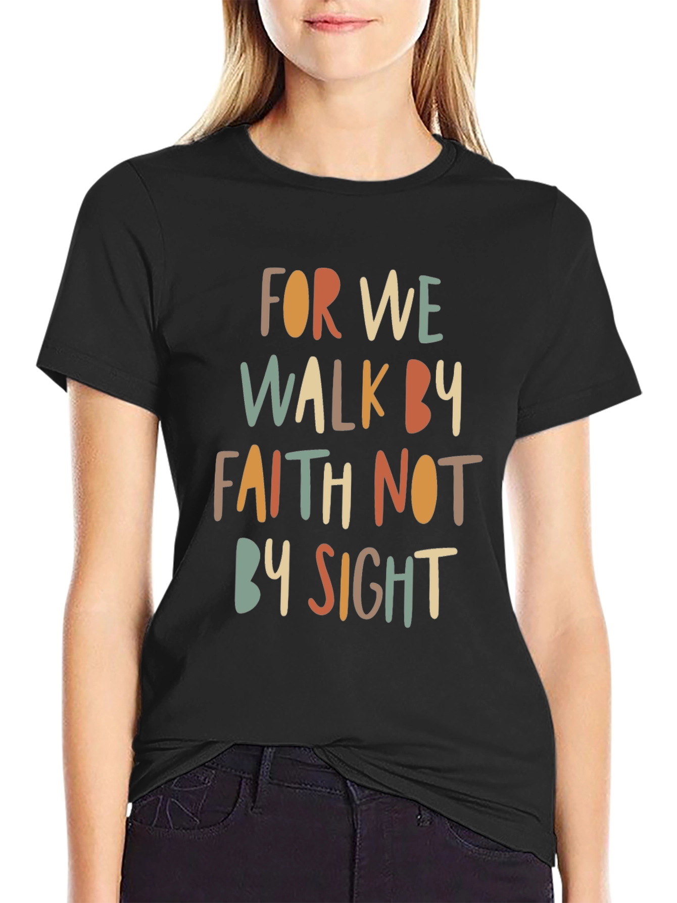 Faith Walk Graphic Tee - Inspirational Christian Shirt