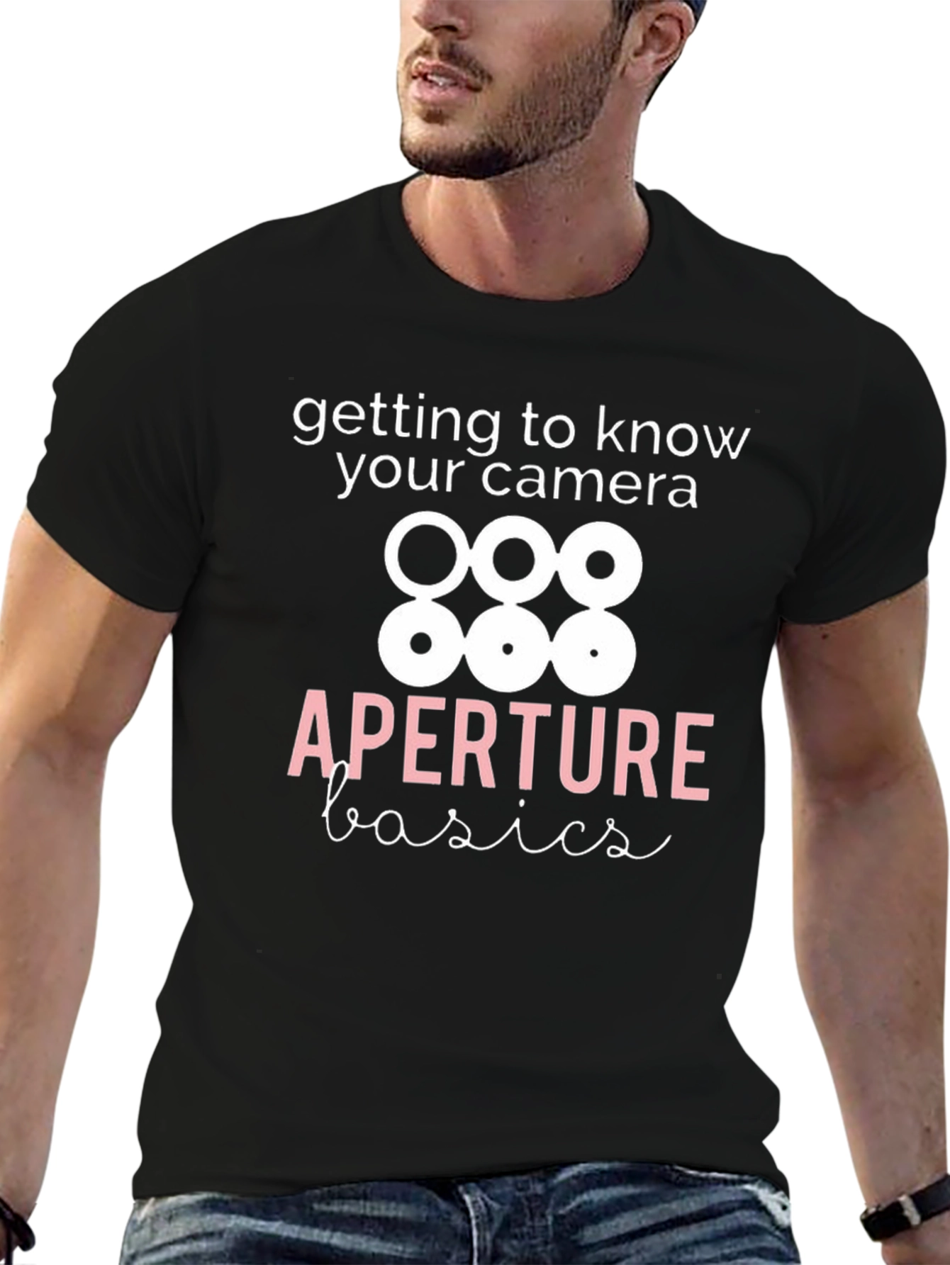 Aperture Basics Black T-Shirt