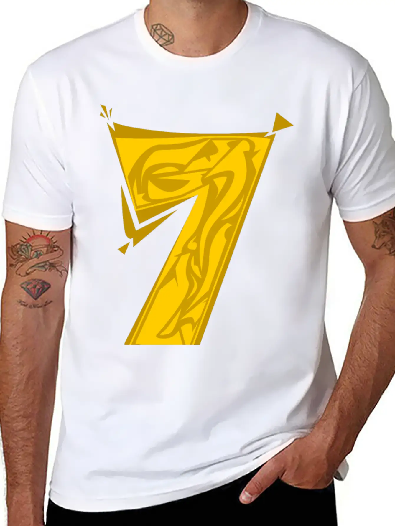 7 Its My Number,back Number And For Identity Comfortable Minimalist Graphic Tee – Summer Style Essential