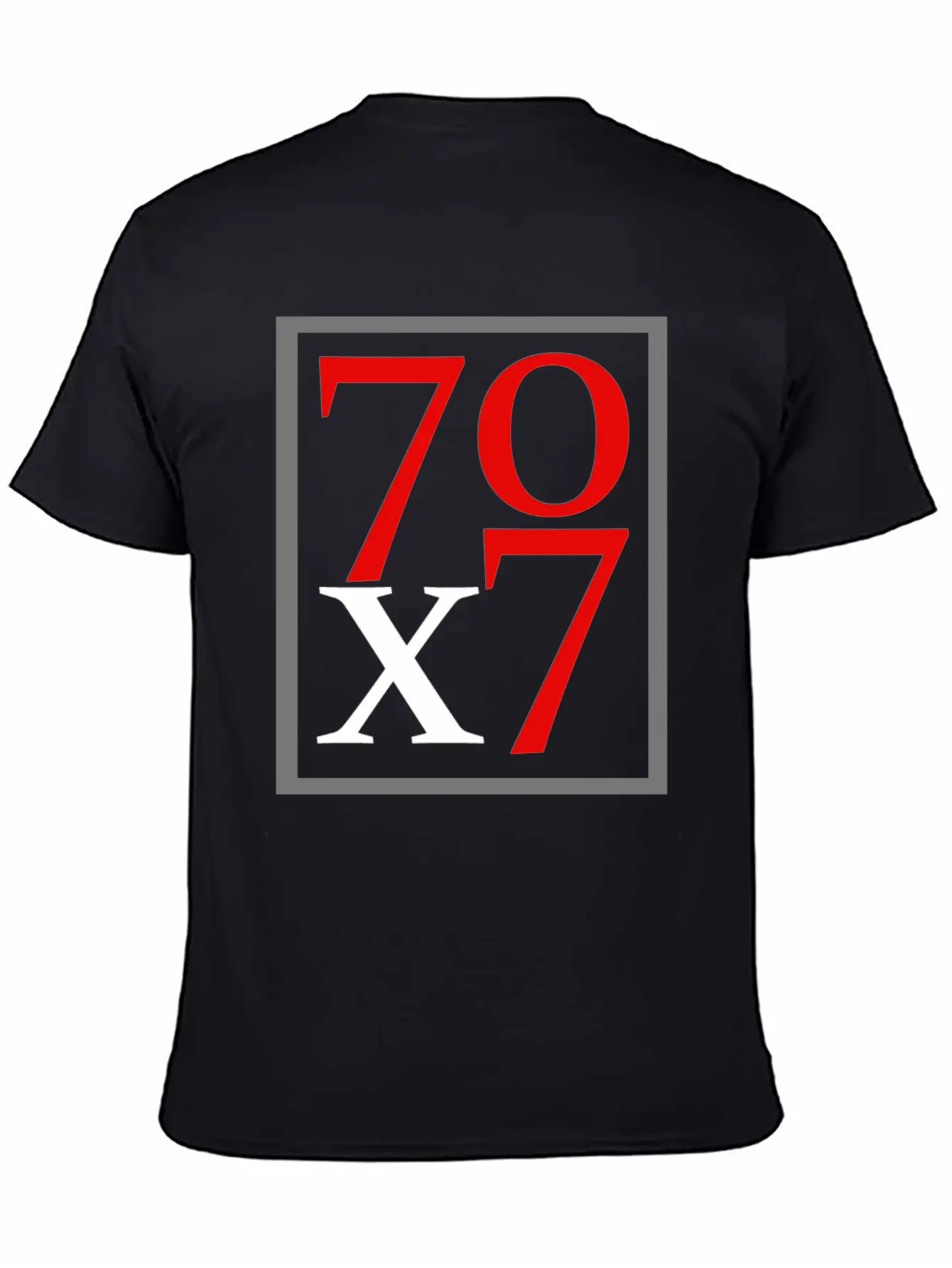 70x7 B Unisex Short Sleeve Soft Cotton T-Shirt – Casual Everyday Wear