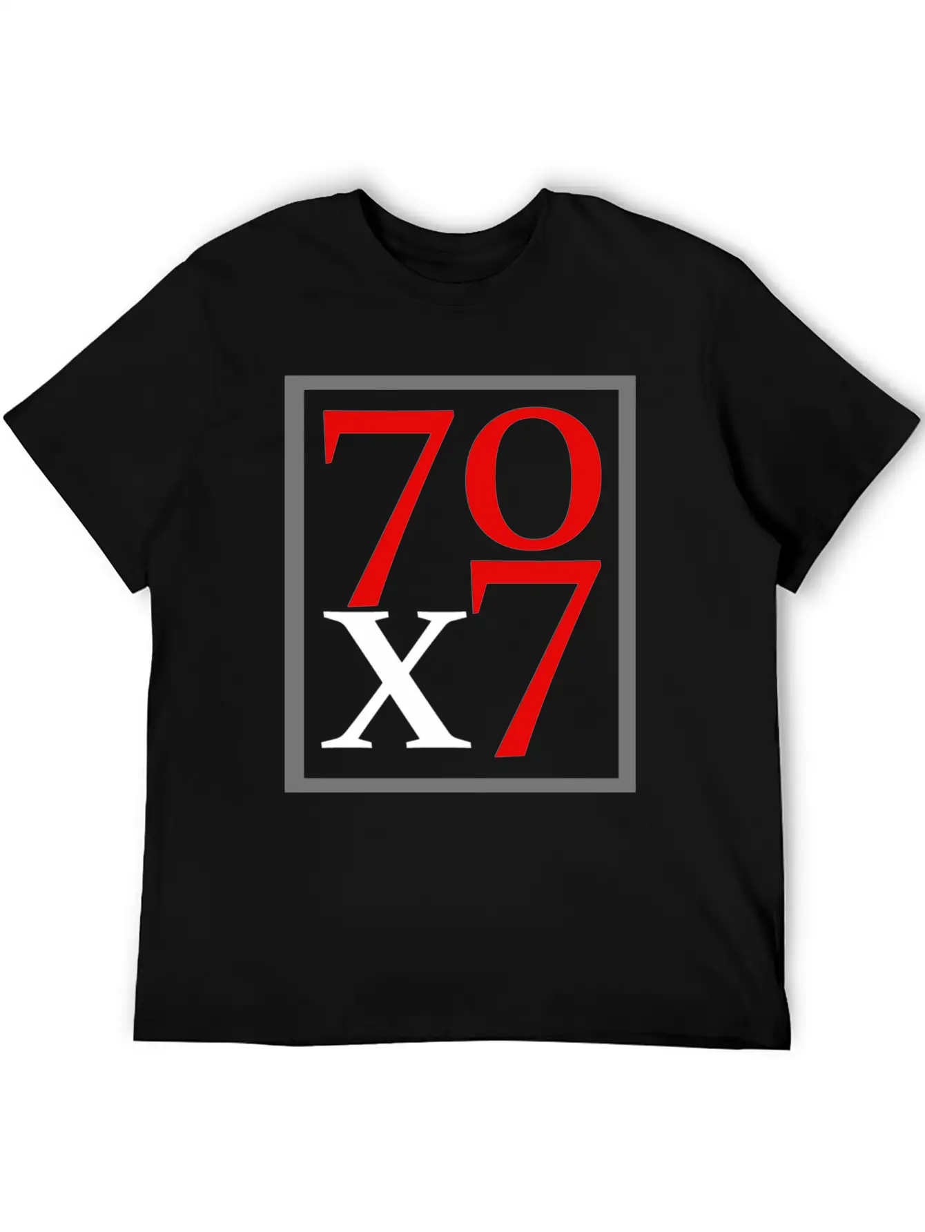70x7 B Unisex Short Sleeve Soft Cotton T-Shirt – Casual Everyday Wear