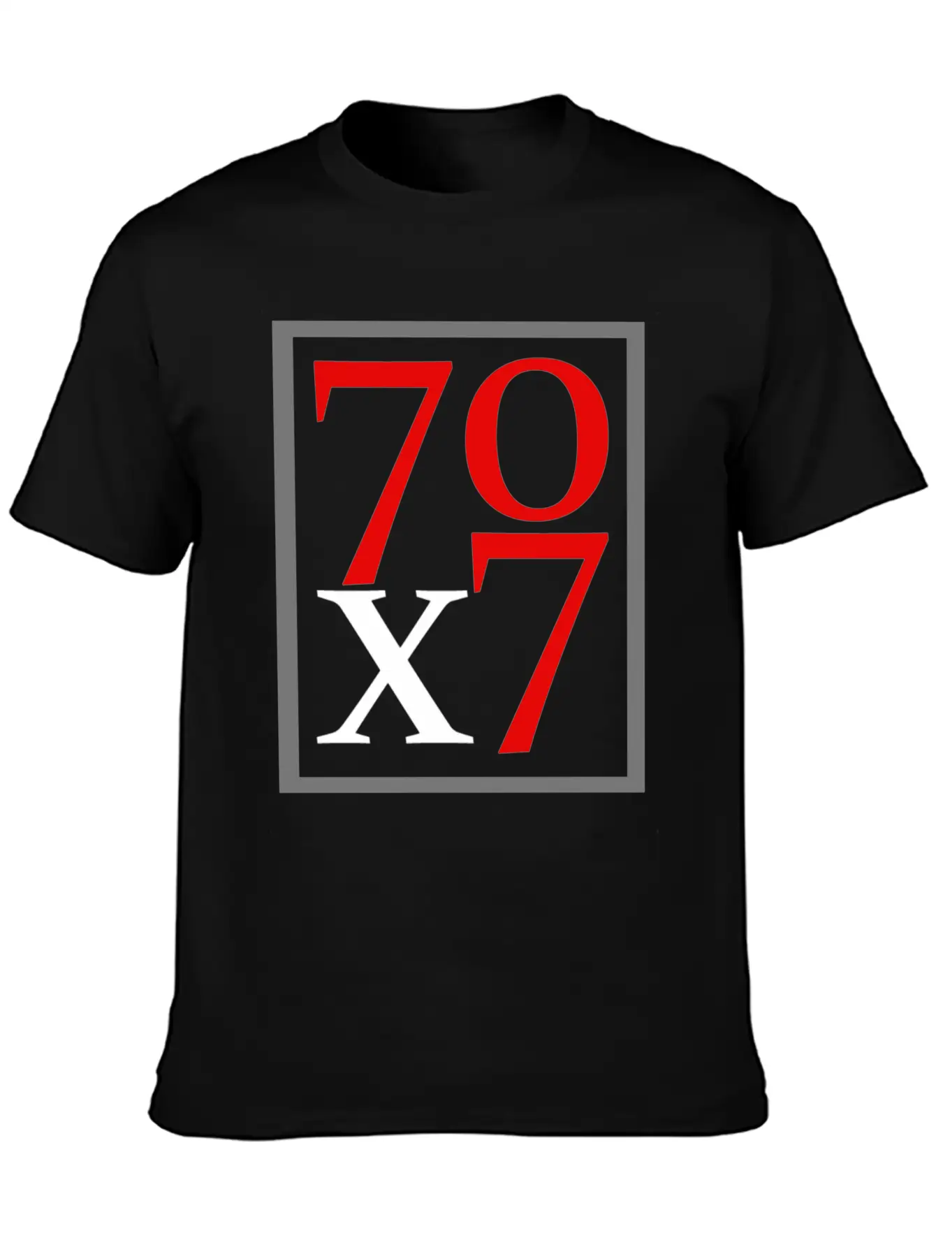 70x7 B Unisex Short Sleeve Soft Cotton T-Shirt – Casual Everyday Wear