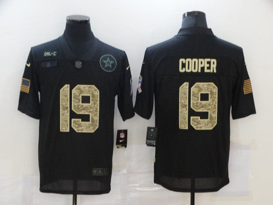 Men's Dallas Cowboys #19 Amari Cooper Black Game Player Jerseys