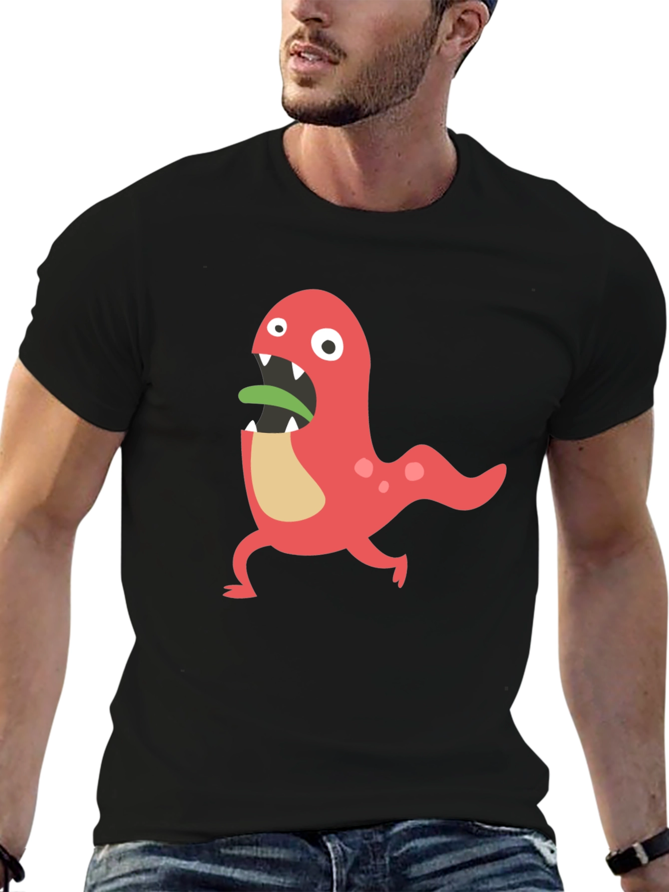 Monster Graphic Tee - Funny Cartoon Design