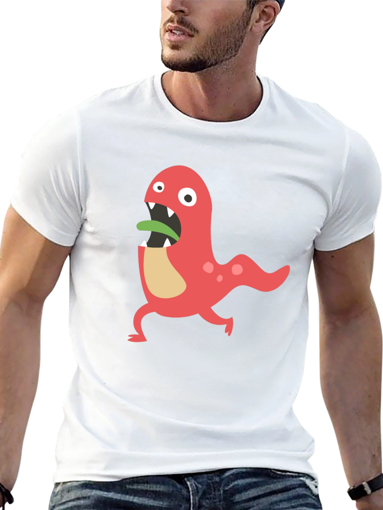 Monster Graphic Tee - Funny Cartoon Design