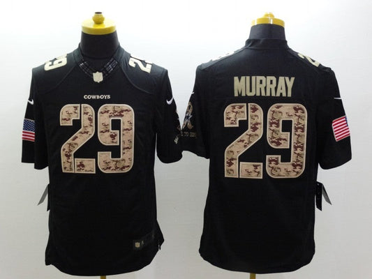 Men's Dallas Cowboys DeMarco Murray #29 Black Game Player Jerseys