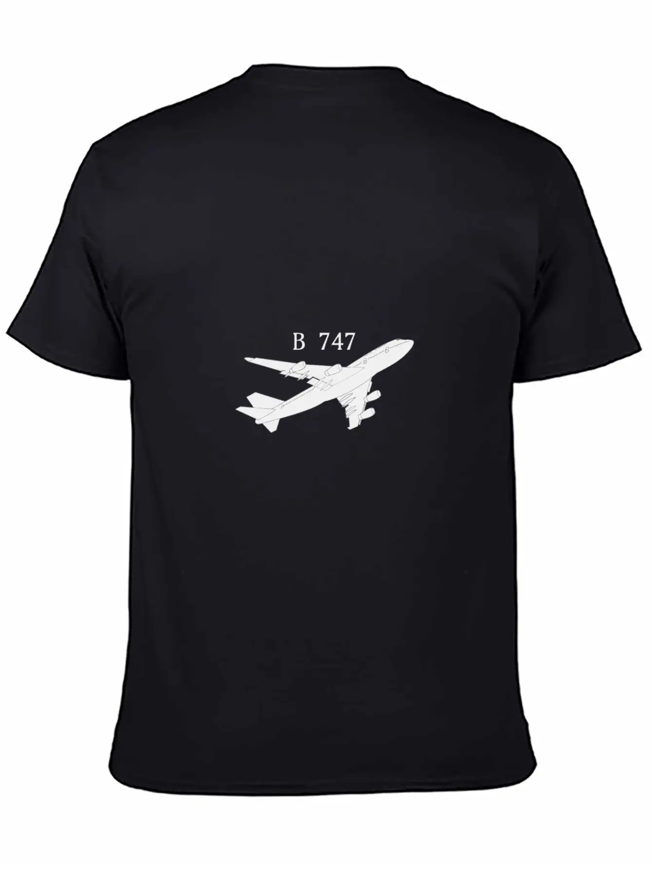 747 Airplane Shirt Hand Drawn Graphic Tshirt Plane Timeless Short Sleeve Tee – Comfy And Minimalist Design