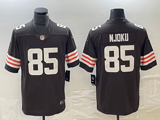 Men's Cleveland Browns David Njoku #85 Brown Game Player Jerseys