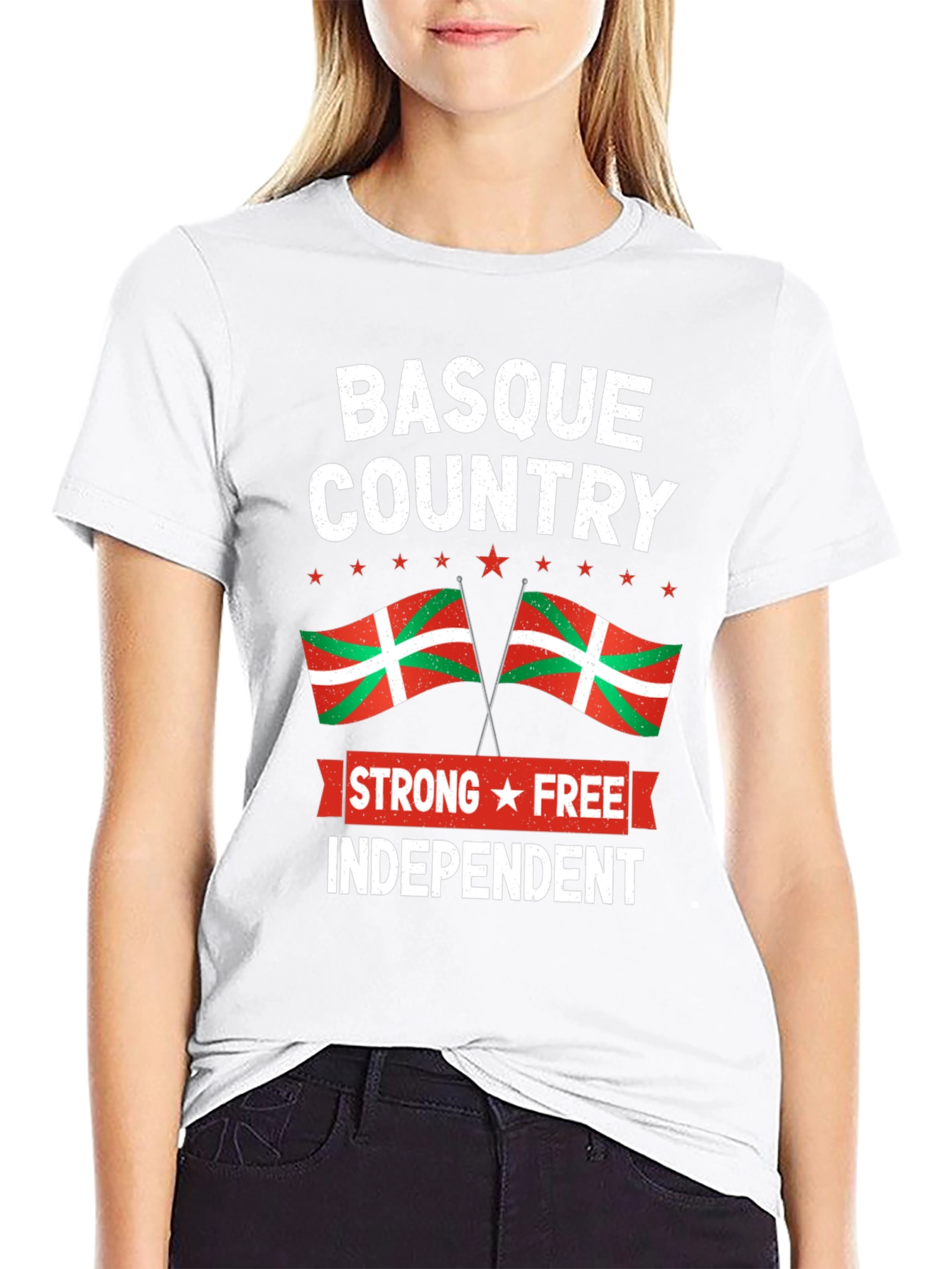Basque Country Strong Free Independent T-Shirt