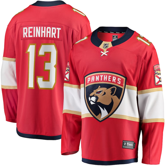 Men's Florida Panthers Sam Reinhart #13 Red Player Jerseys