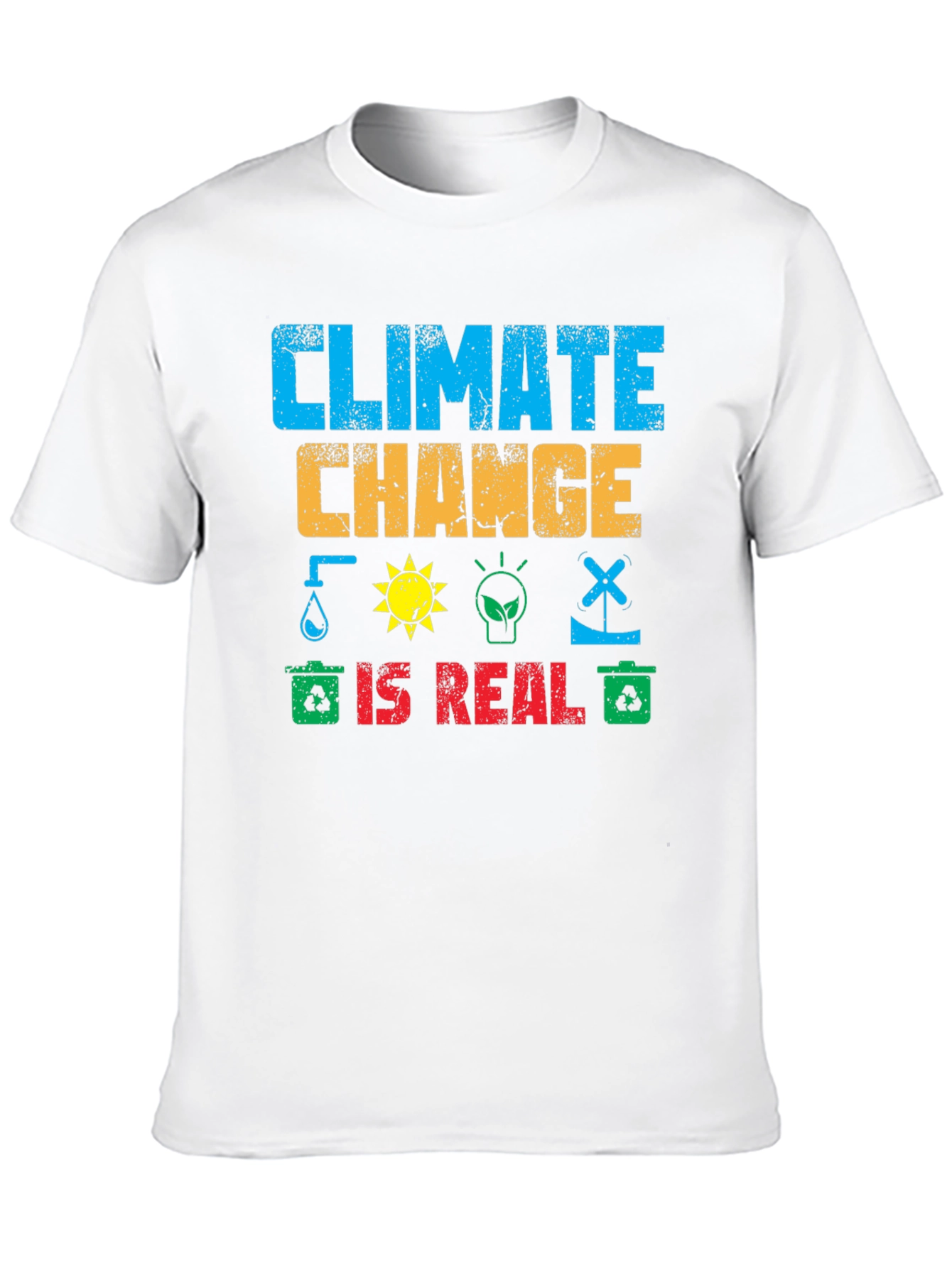 Climate Change is Real Graphic T-Shirt