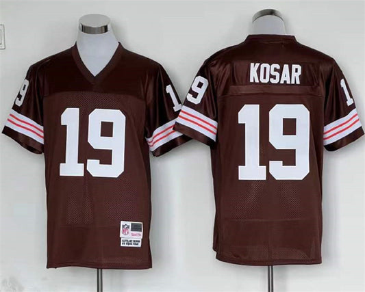 Men's Cleveland Browns Bernie Kosar Mitchell & Ness Brown Legacy Replica Player Jerseys