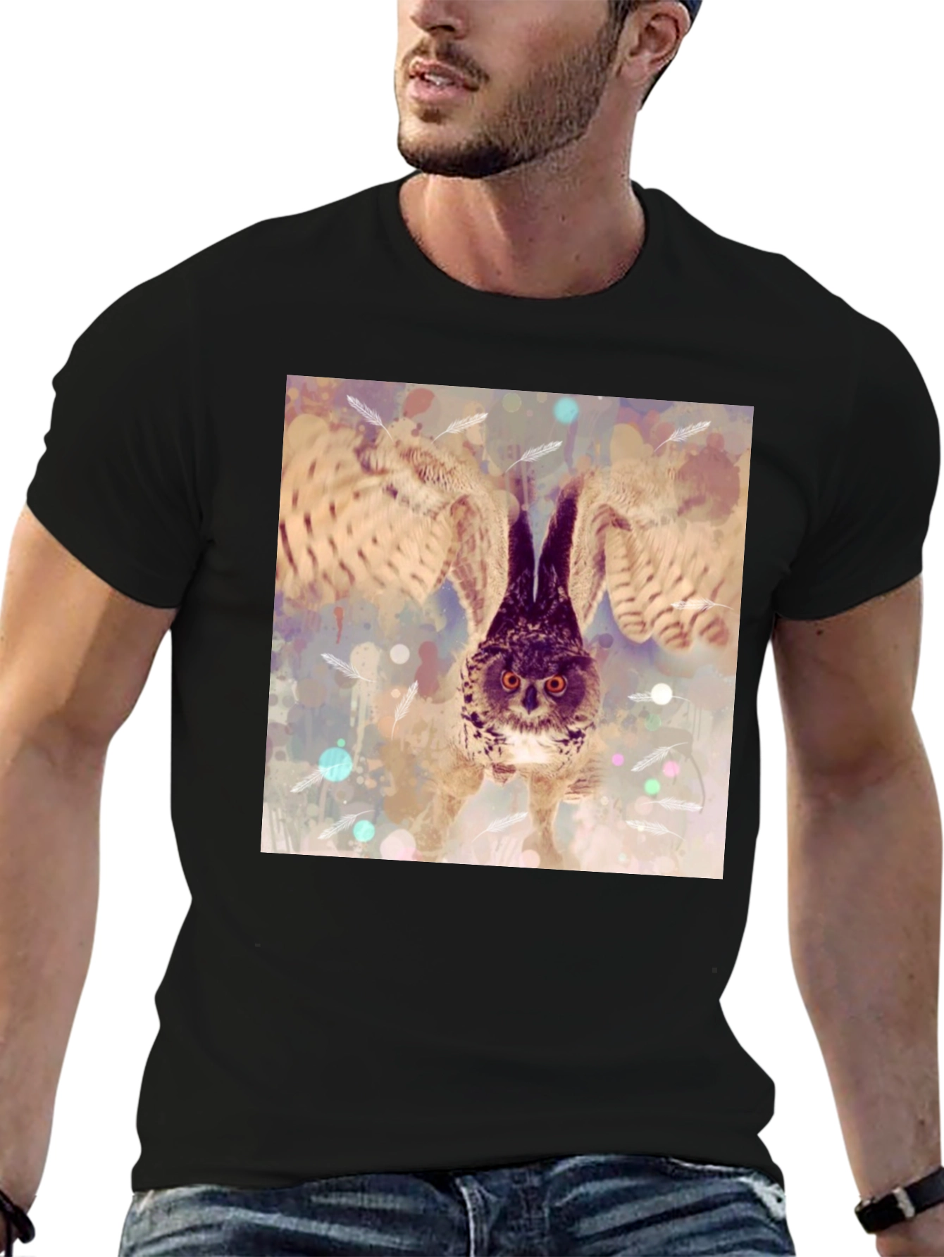 Owl Wings T-Shirt - Unique Graphic Tee