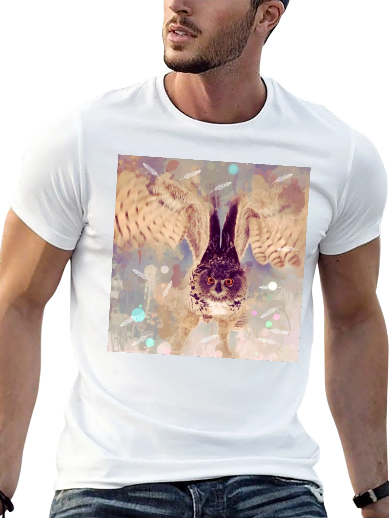 Owl Wings T-Shirt - Unique Graphic Tee
