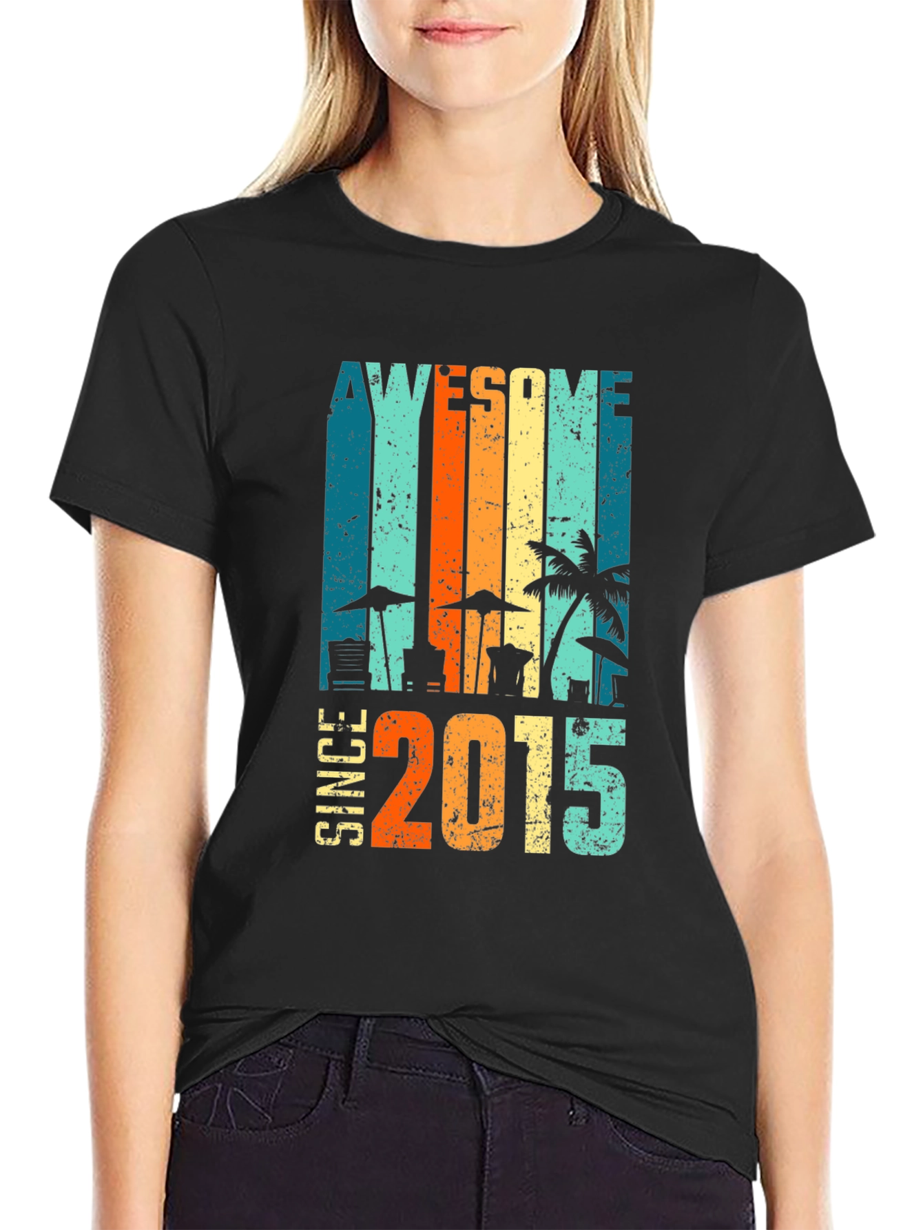 Awesome Since 2015 Retro T-Shirt