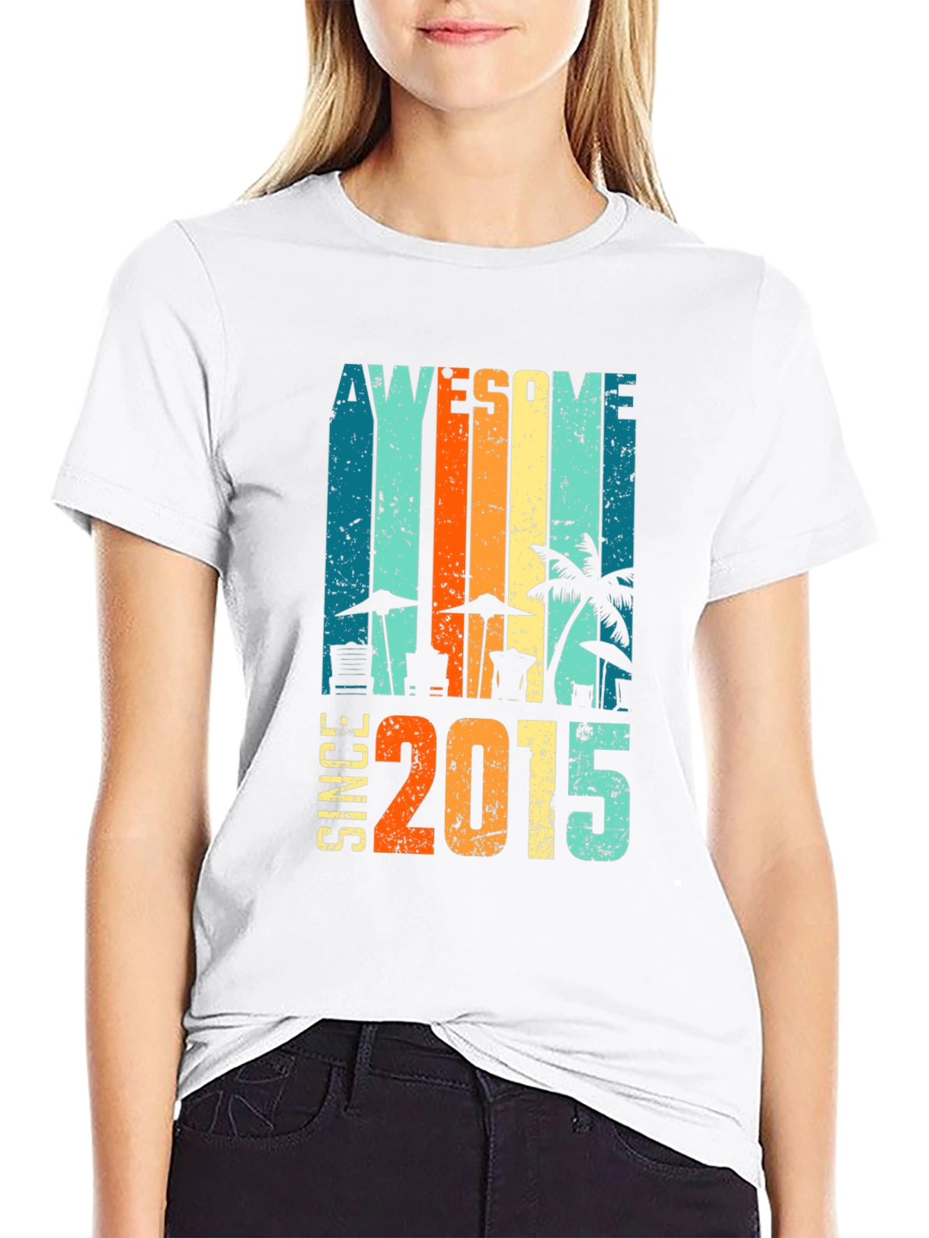 Awesome Since 2015 Retro T-Shirt