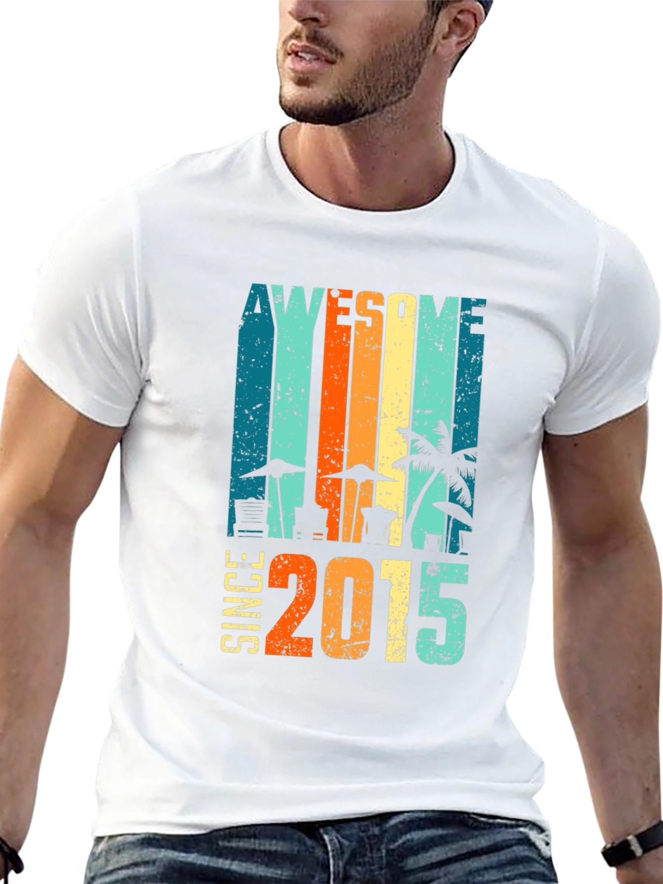 Awesome Since 2015 Retro T-Shirt