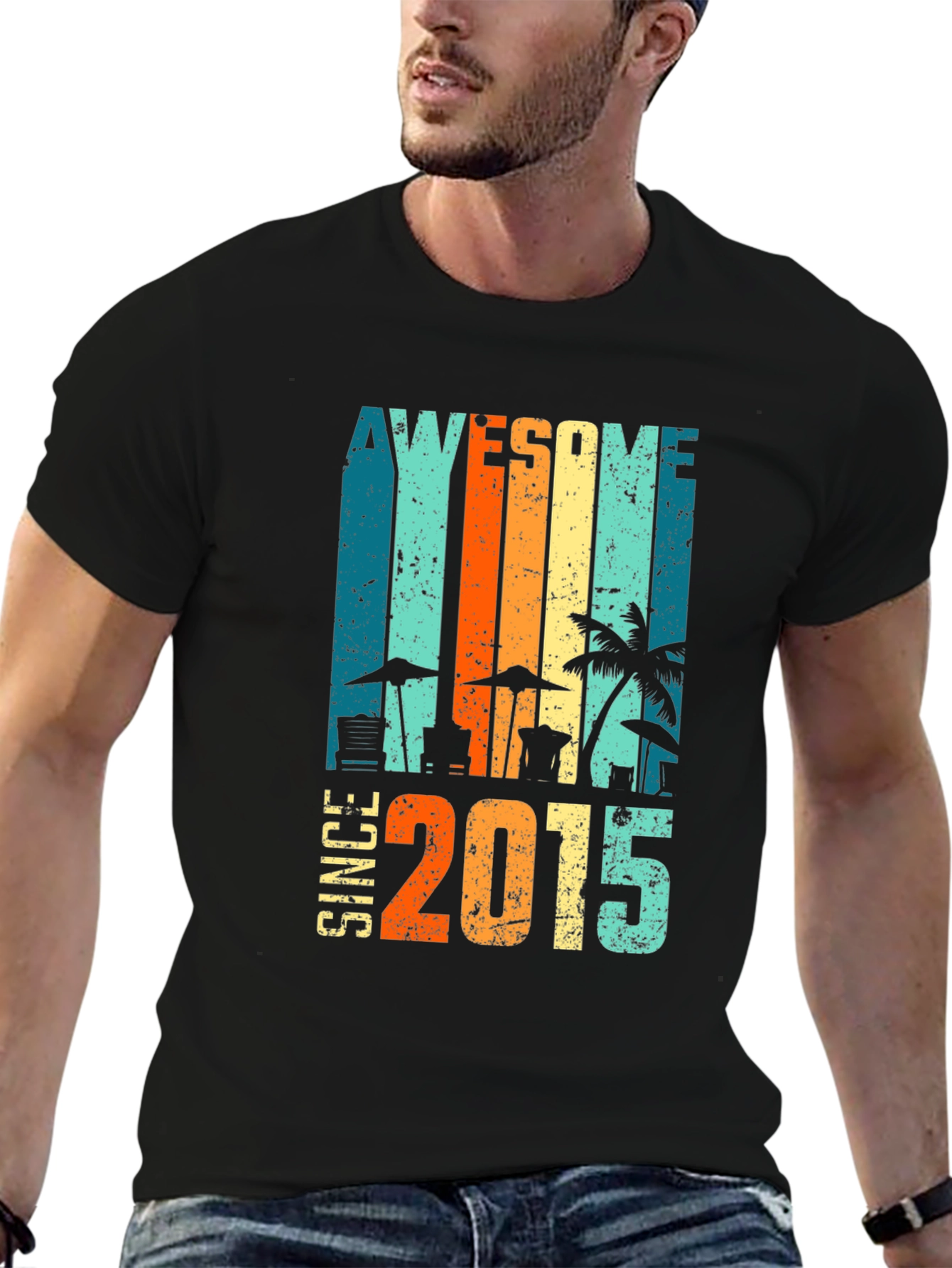 Awesome Since 2015 Retro T-Shirt