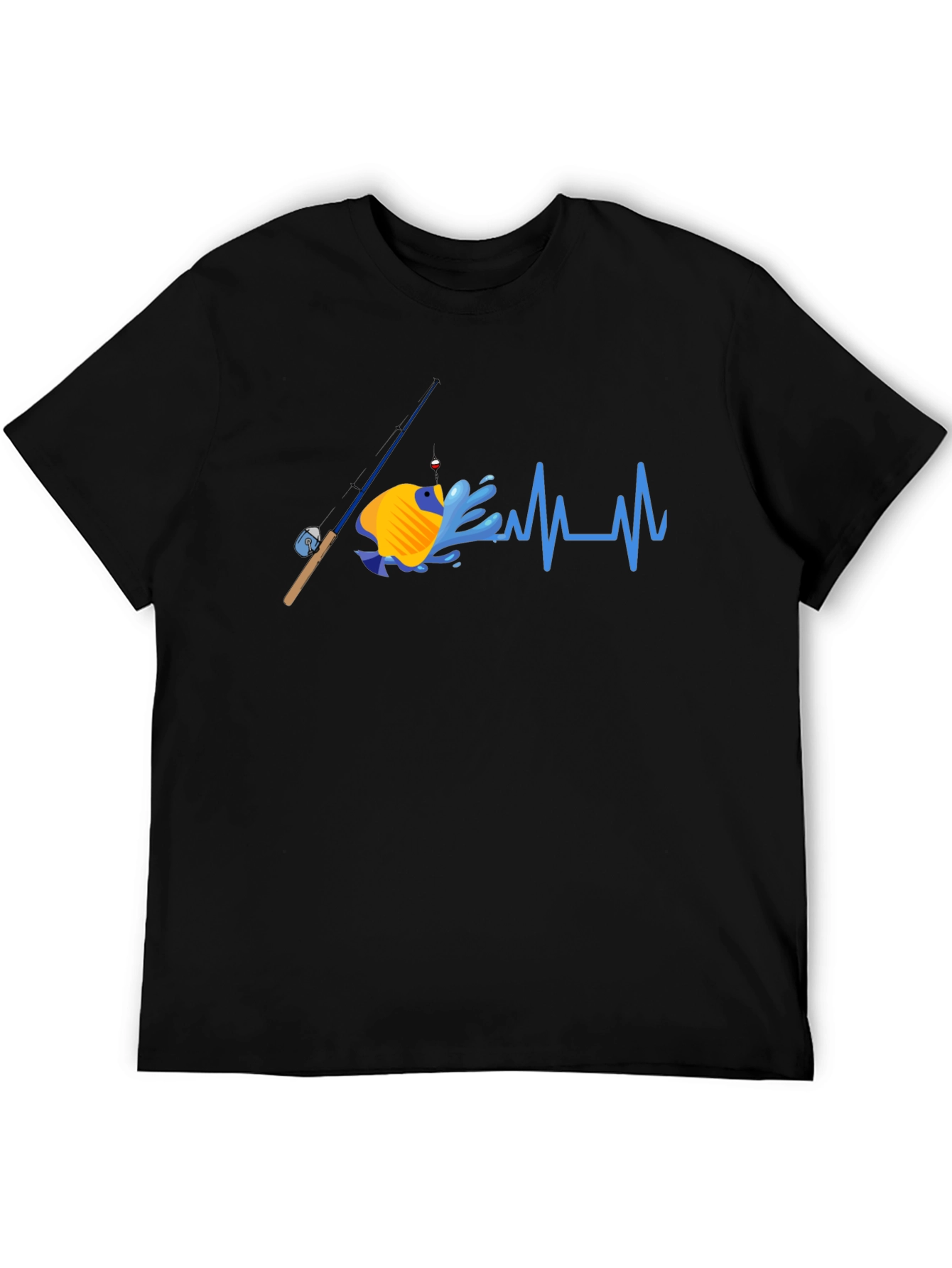 Fishing Heartbeat T-Shirt - Anglers Passion