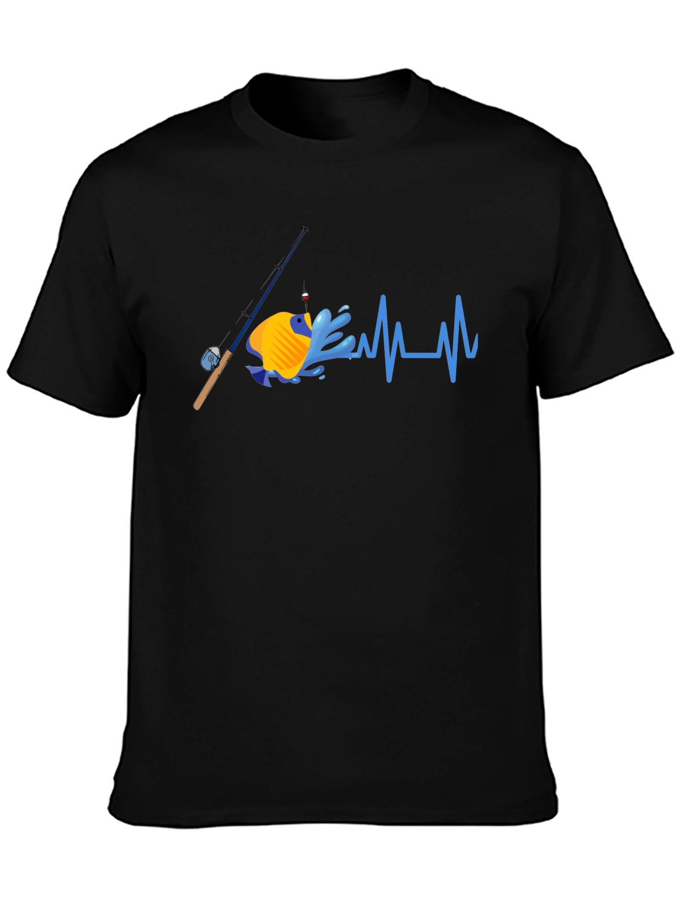 Fishing Heartbeat T-Shirt - Anglers Passion