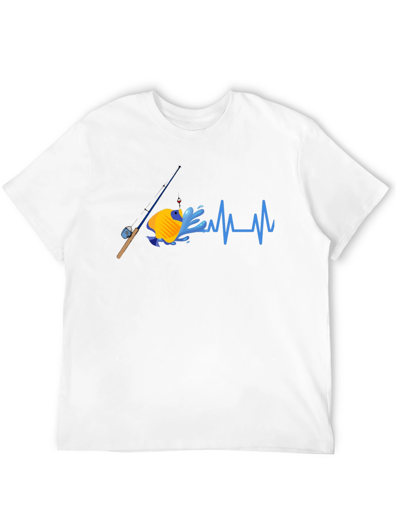 Fishing Heartbeat T-Shirt - Anglers Passion