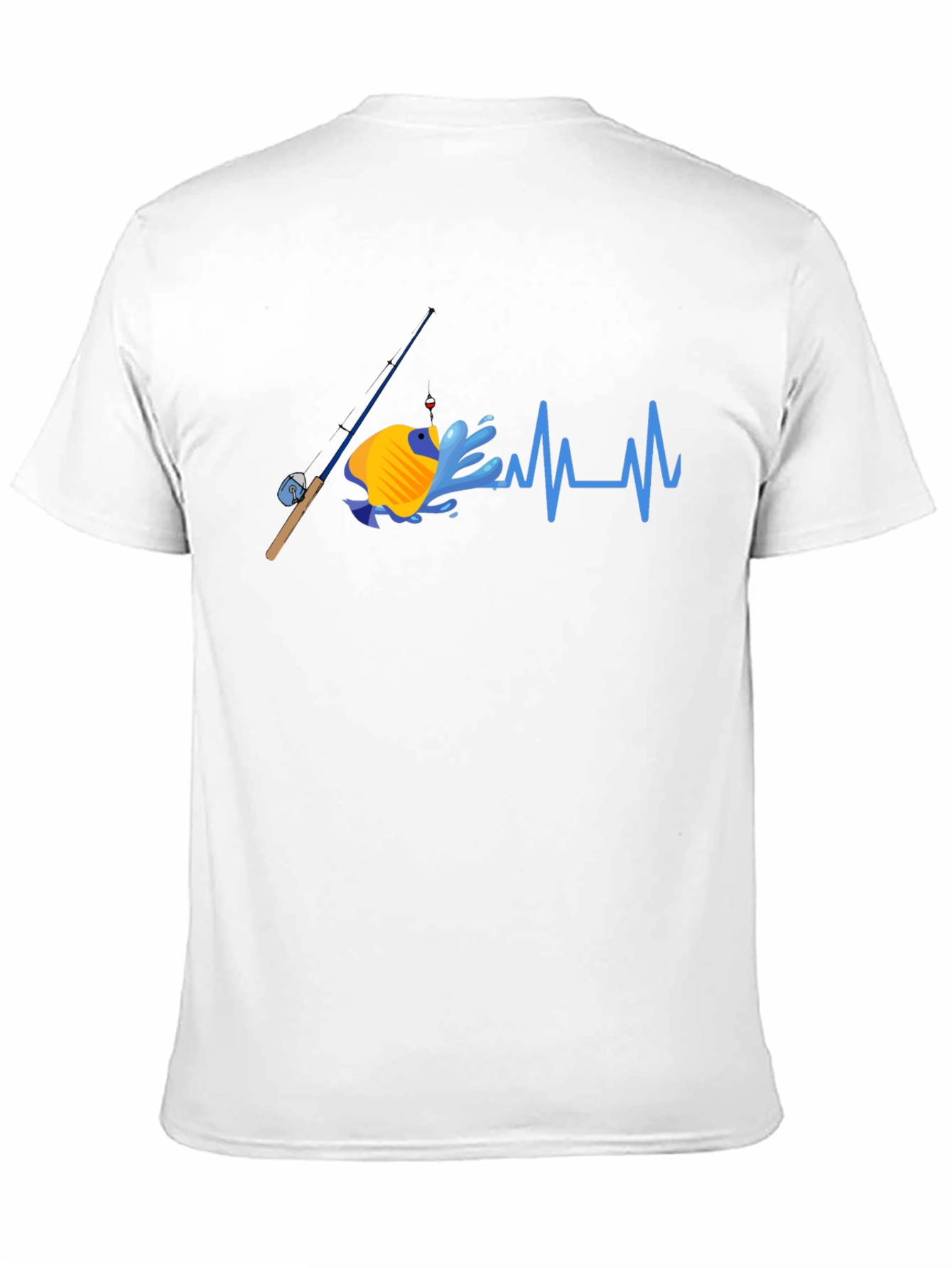 Fishing Heartbeat T-Shirt - Anglers Passion