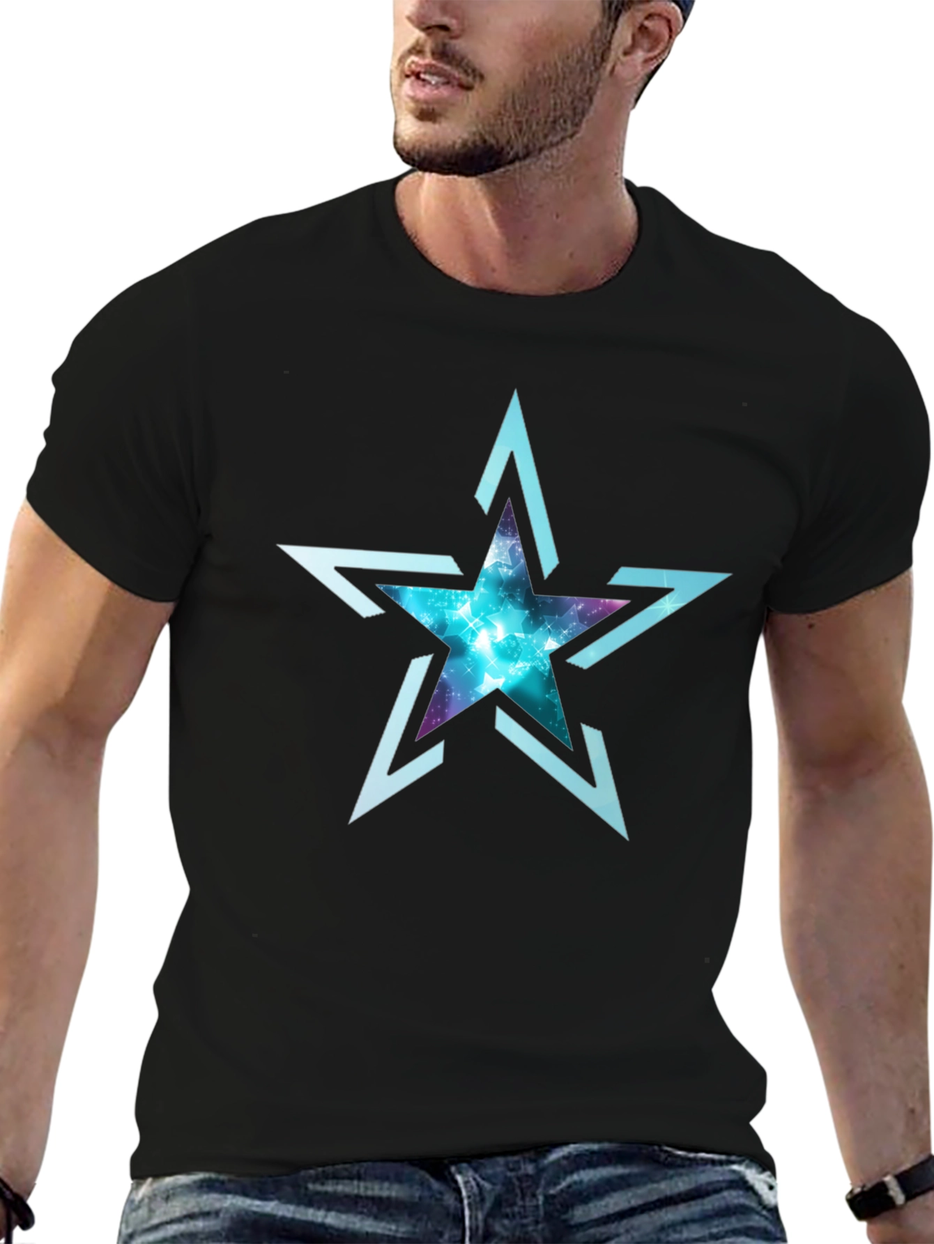 Galaxy Star Graphic T-Shirt