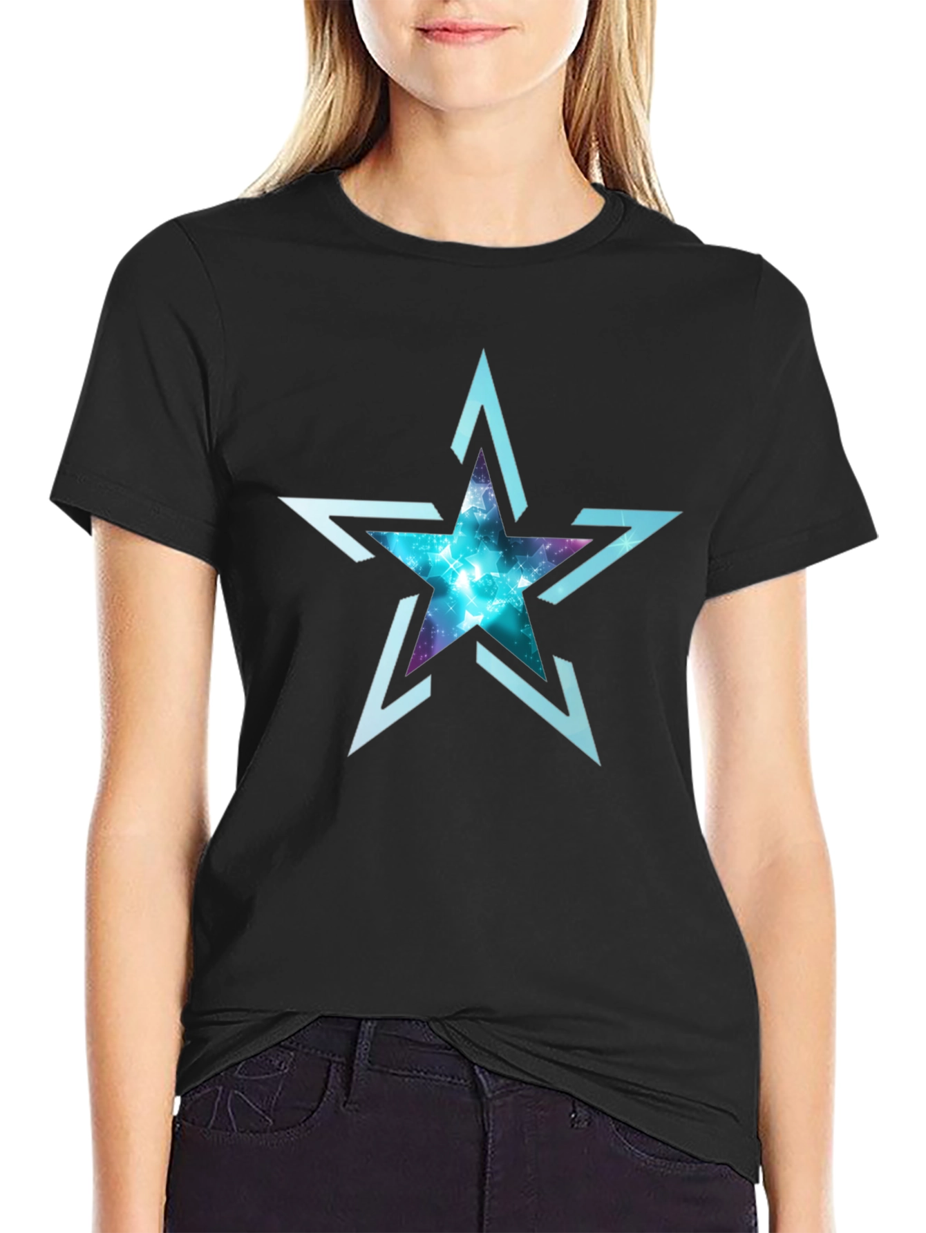 Galaxy Star Graphic T-Shirt