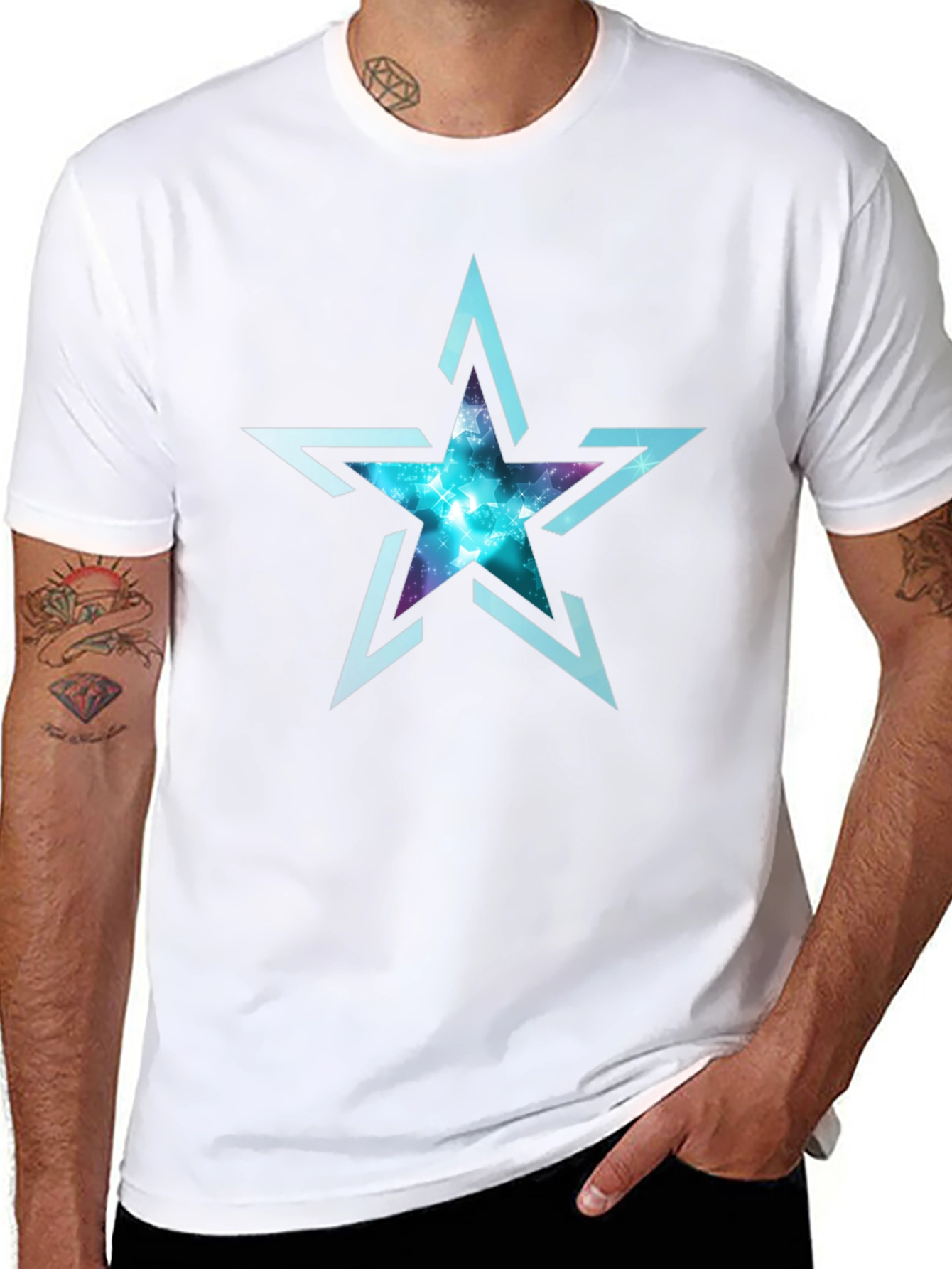 Galaxy Star Graphic T-Shirt