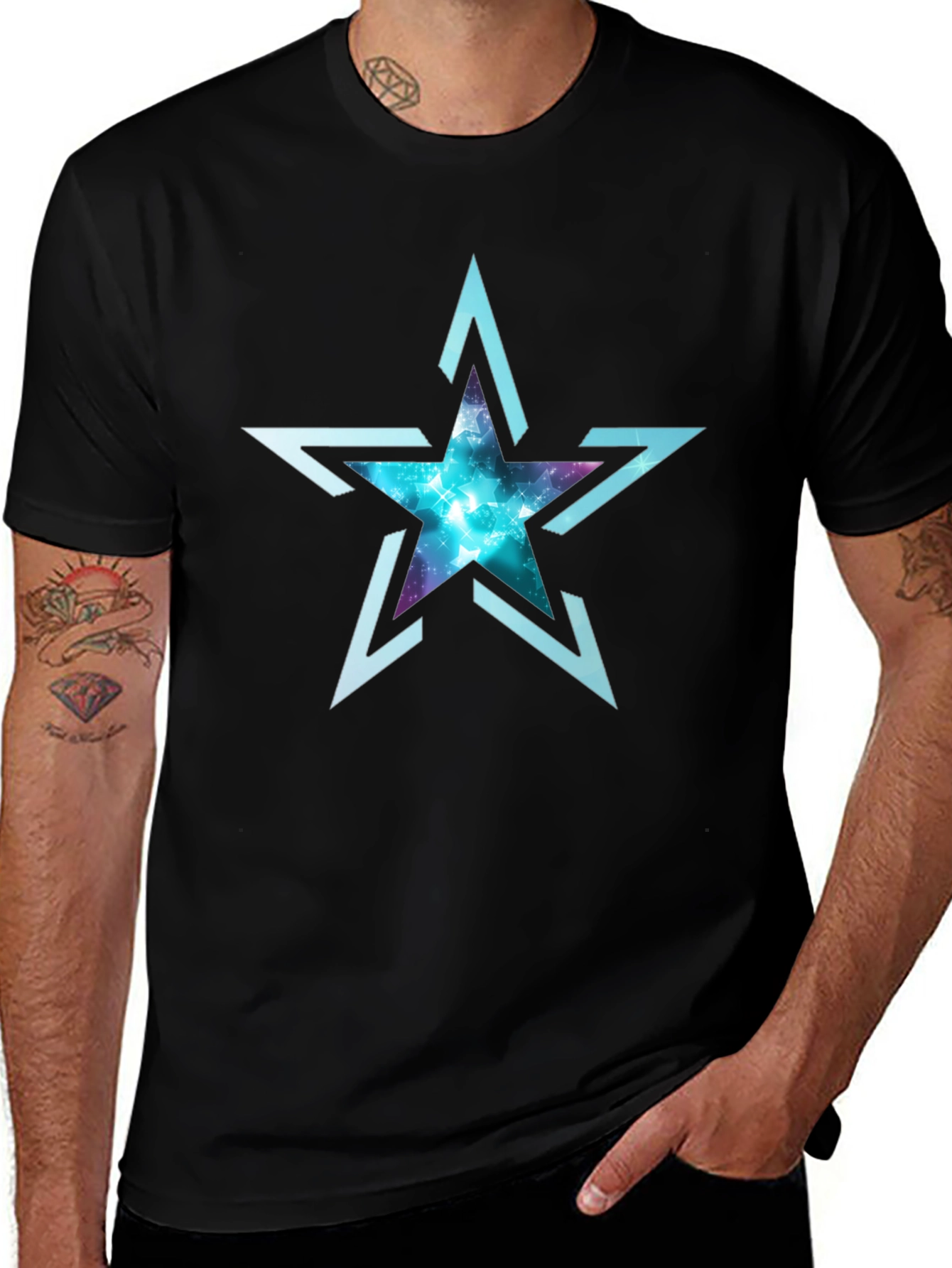 Galaxy Star Graphic T-Shirt