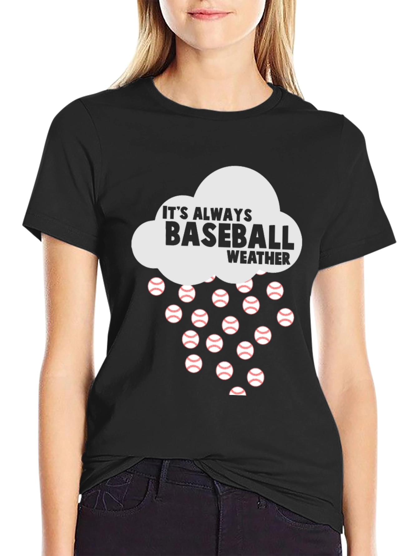 Baseball Weather Graphic Tee