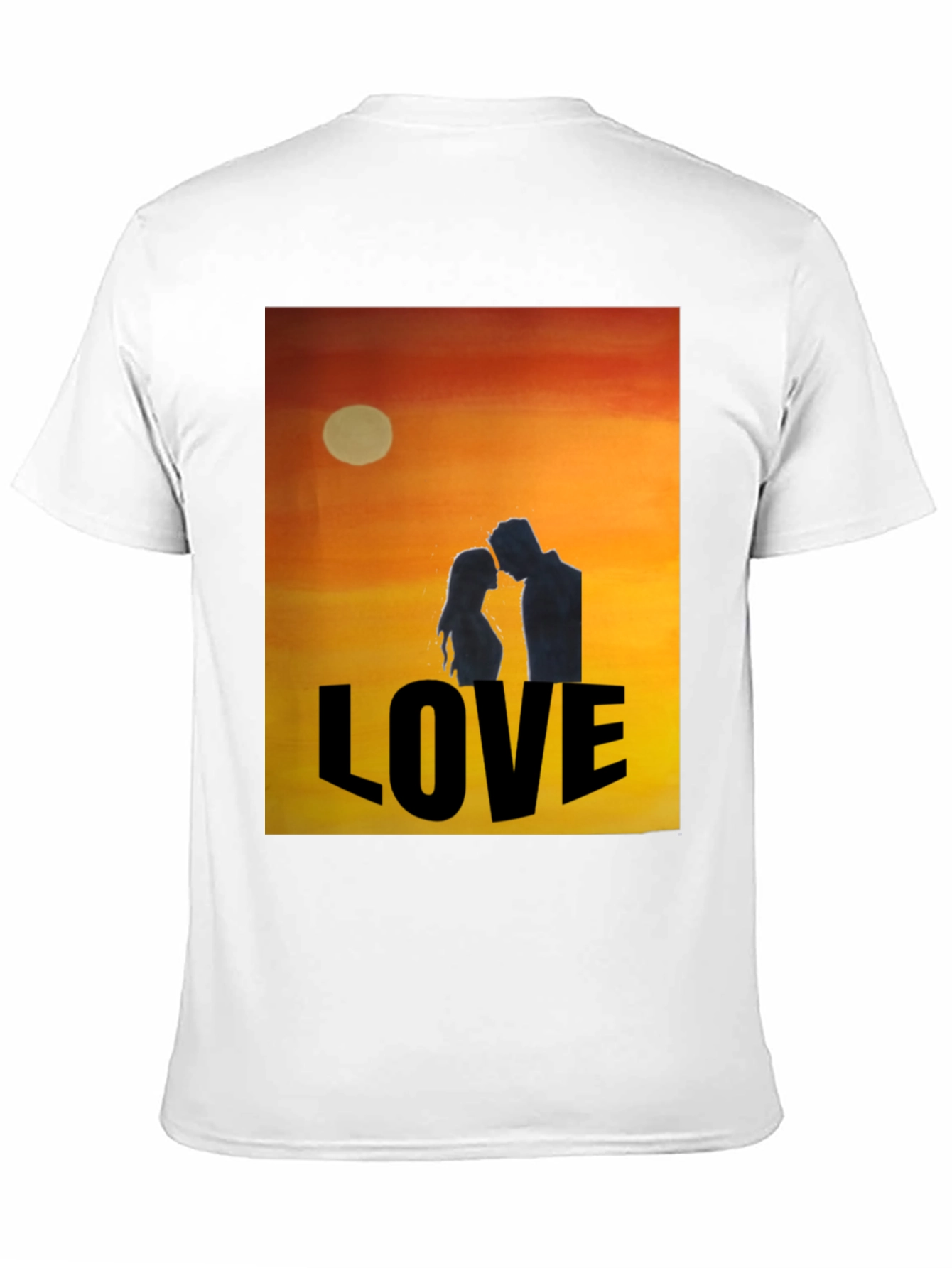 Love Sunset Graphic Tee - Stylish Black T-Shirt