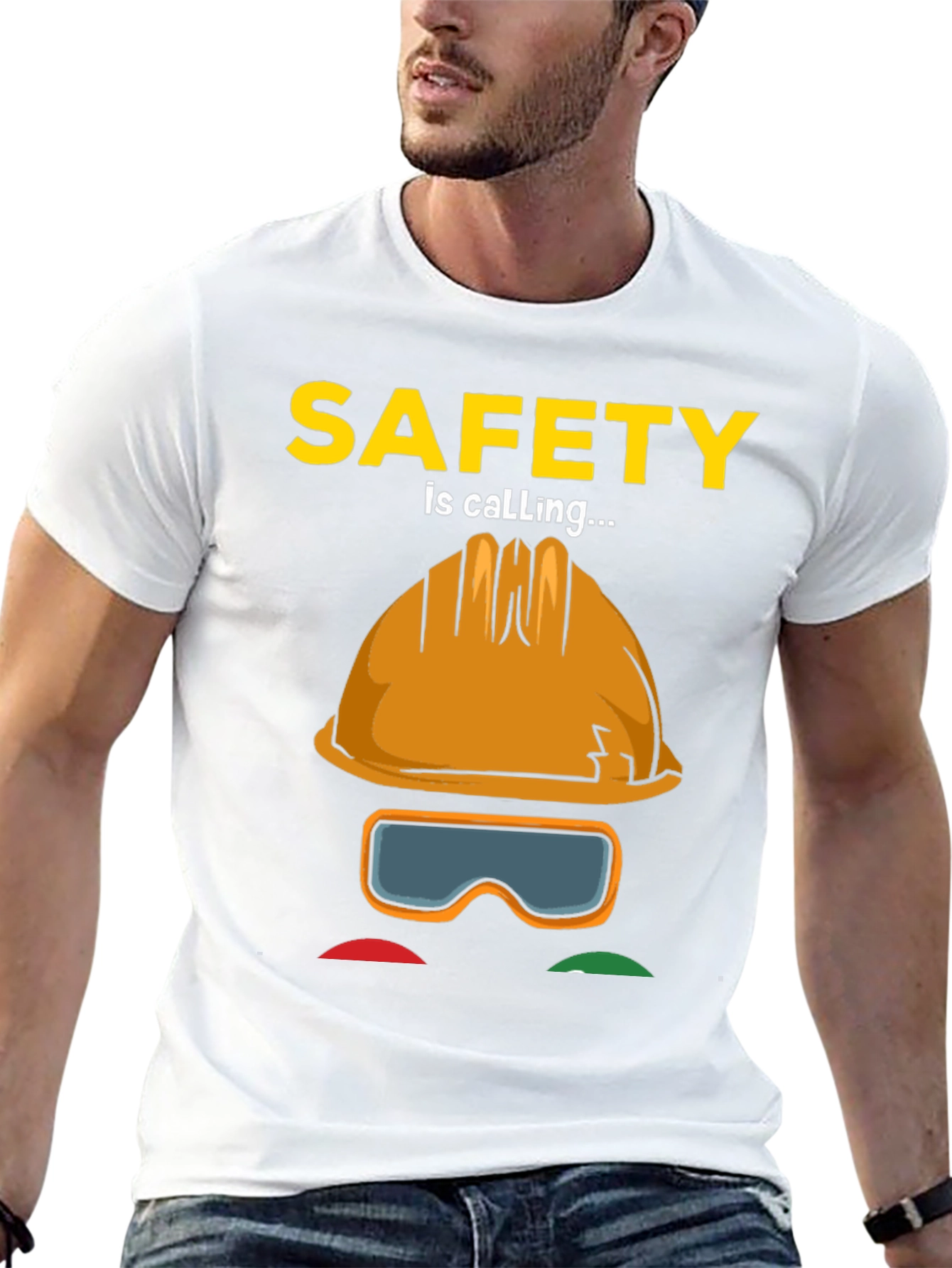 Safety is Calling T-Shirt - Construction Worker Tee