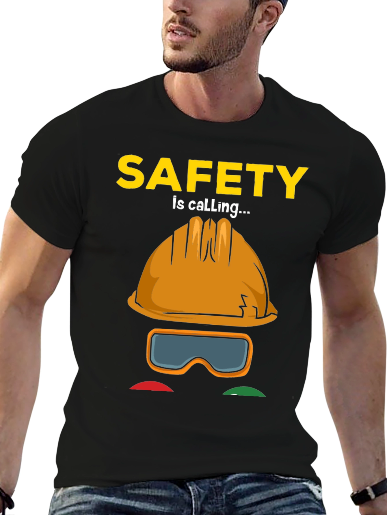 Safety is Calling T-Shirt - Construction Worker Tee