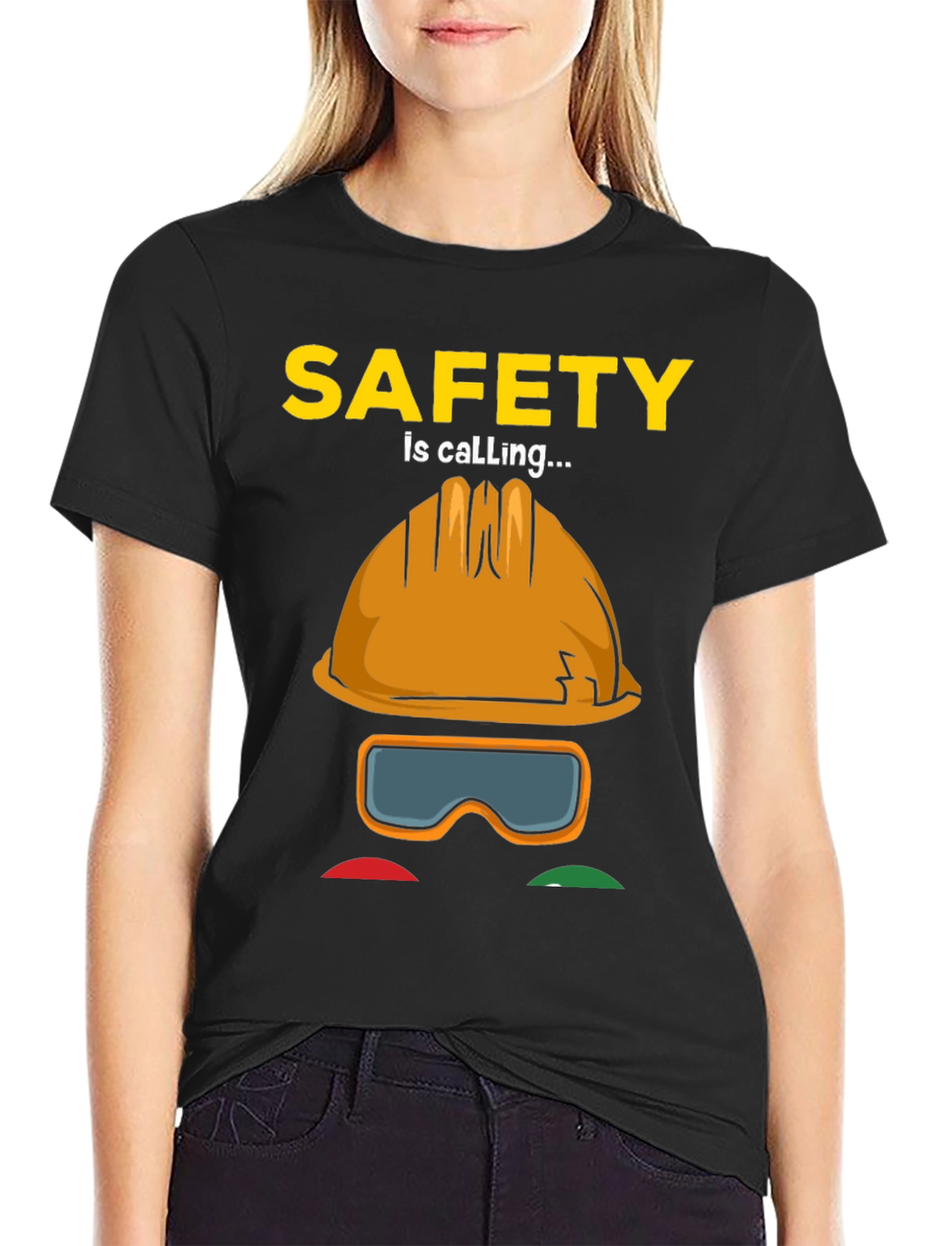 Safety is Calling T-Shirt - Construction Worker Tee