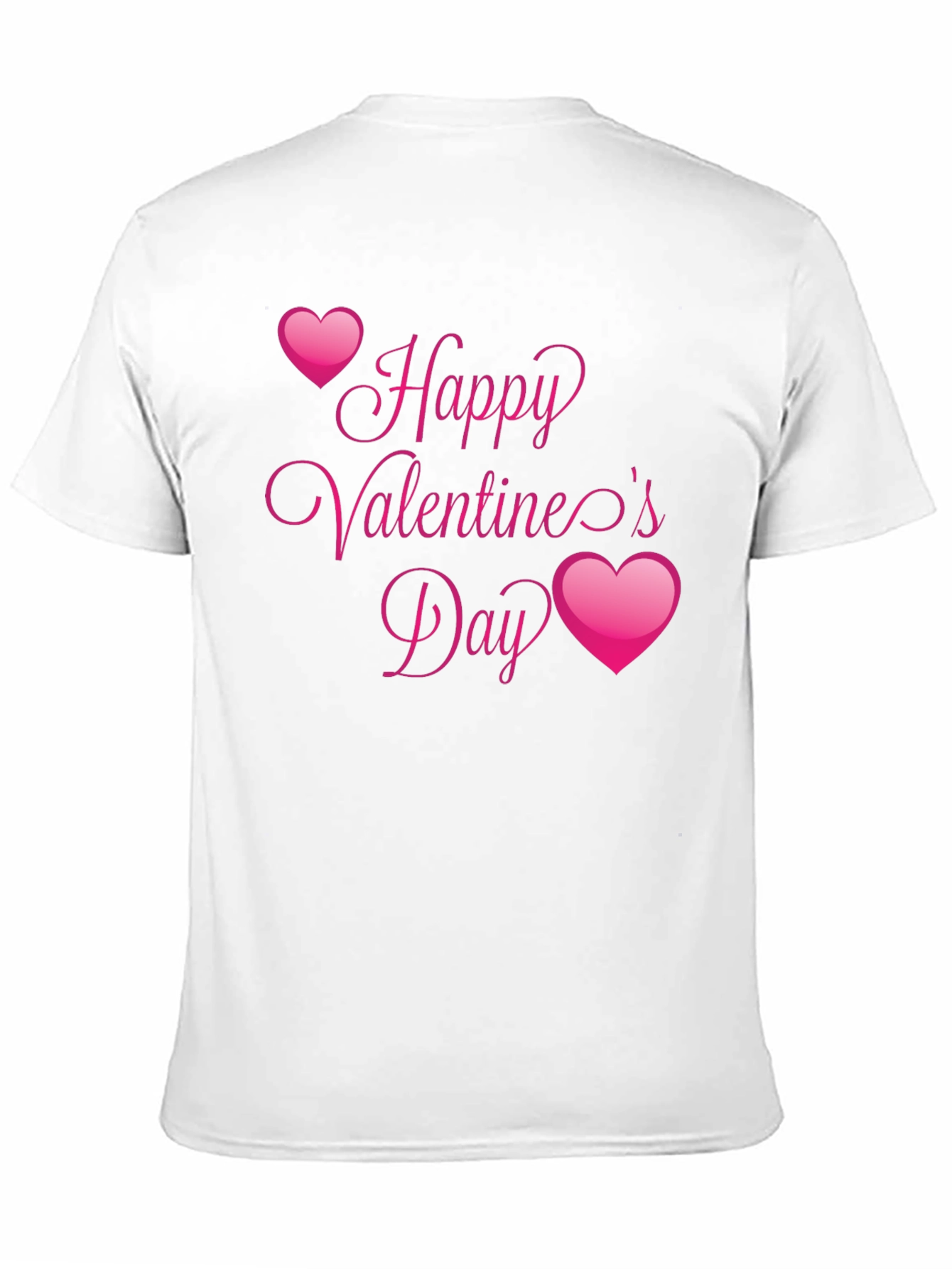 Happy Valentines Day Black T-Shirt