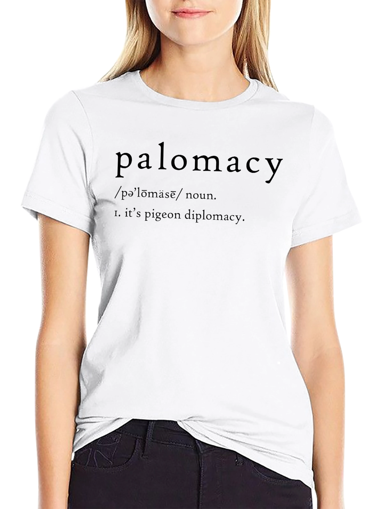 Palomacy Pigeon Diplomacy Definition T-Shirt