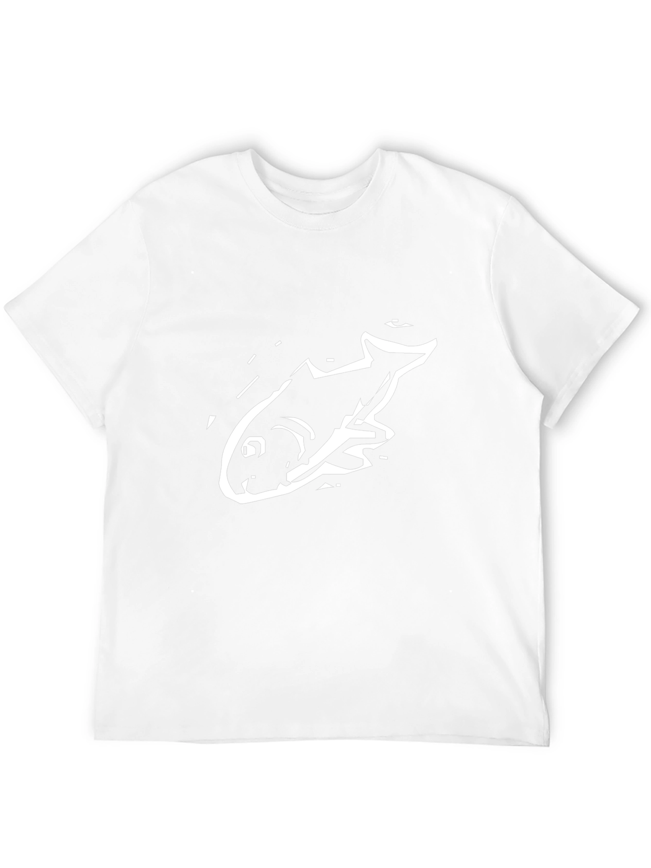 Cool Black Fish Graphic Tee for Men