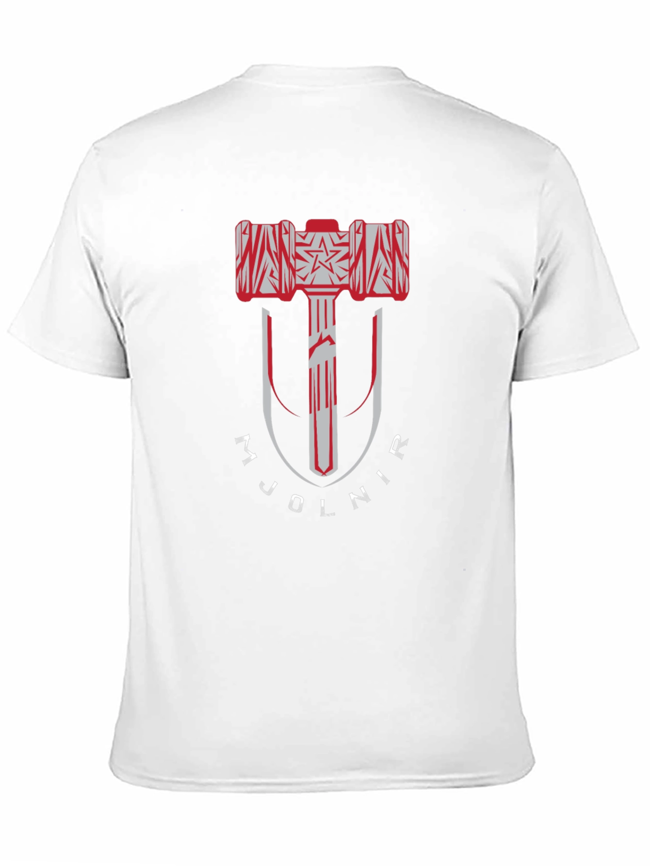 Mjolnir Hammer Graphic Tee - Norse Mythology Shirt