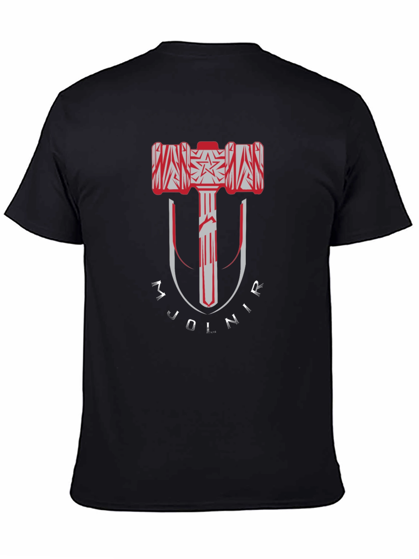 Mjolnir Hammer Graphic Tee - Norse Mythology Shirt