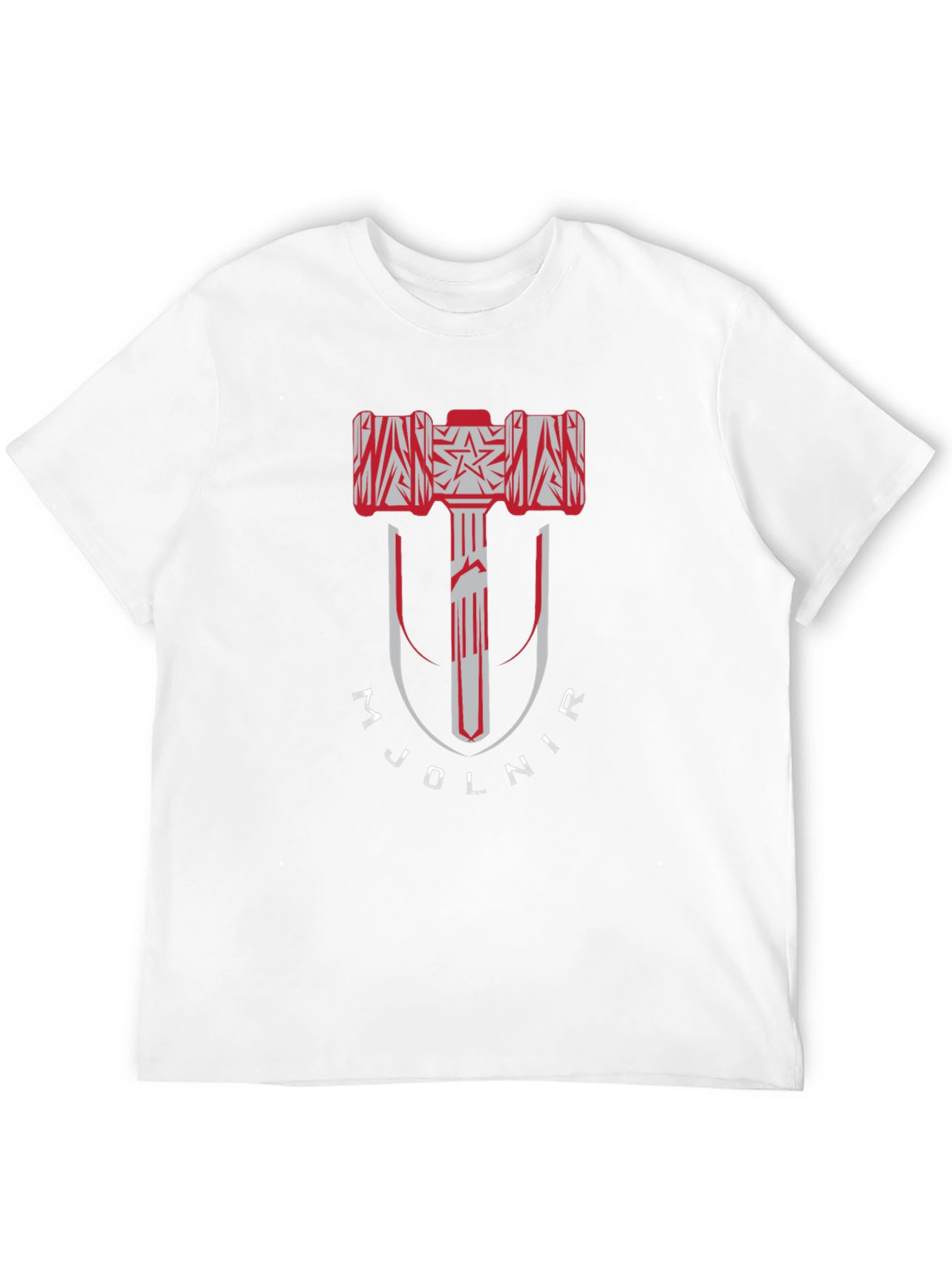 Mjolnir Hammer Graphic Tee - Norse Mythology Shirt