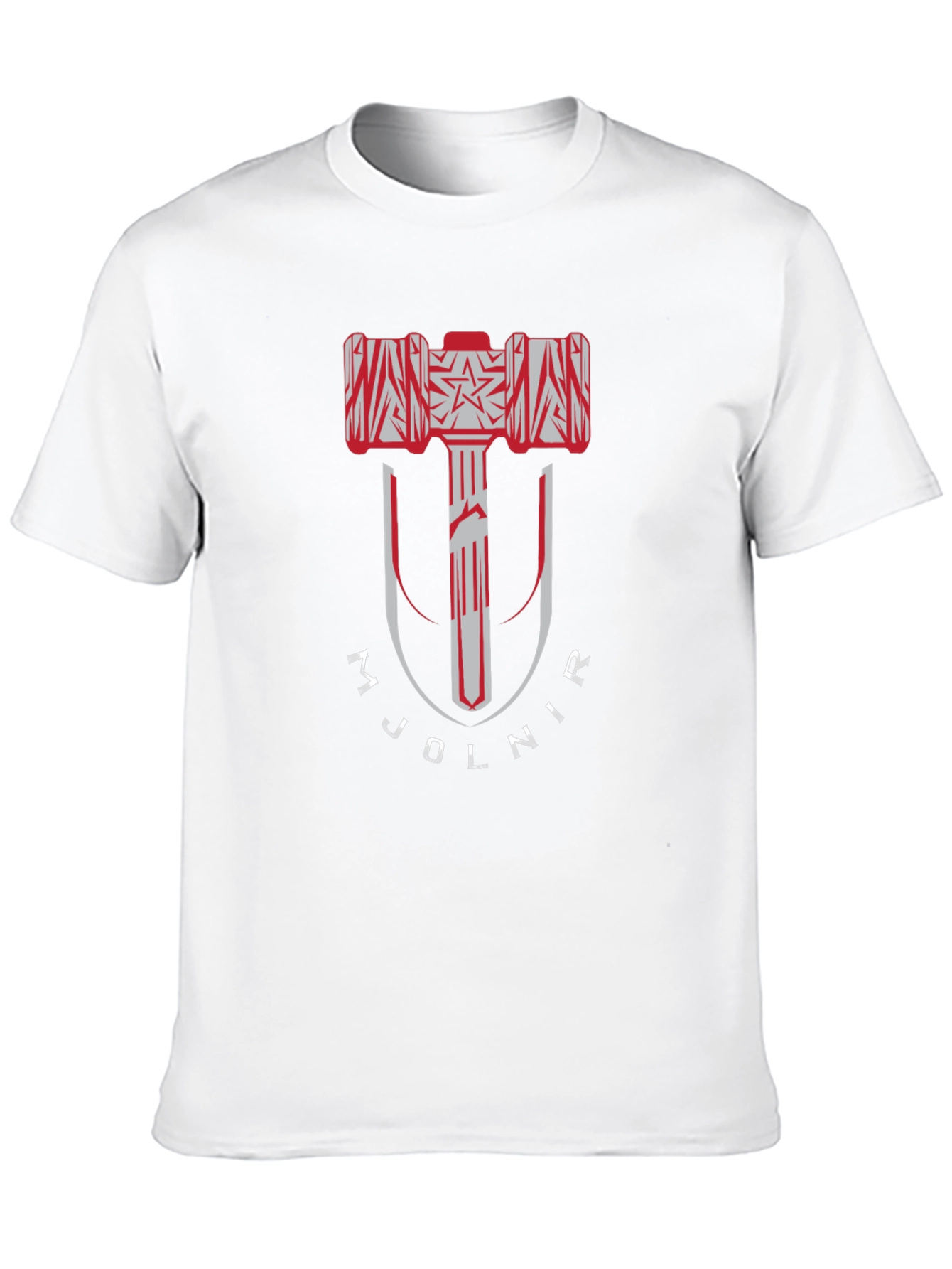 Mjolnir Hammer Graphic Tee - Norse Mythology Shirt