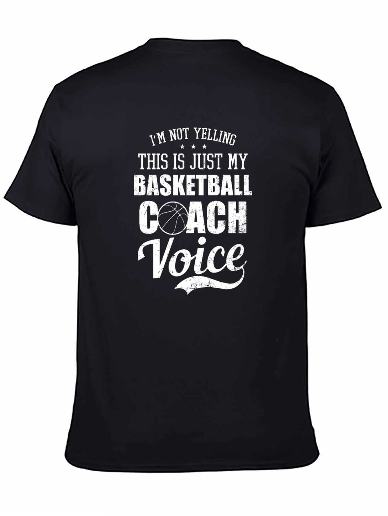 Basketball Coach Voice Graphic Tee