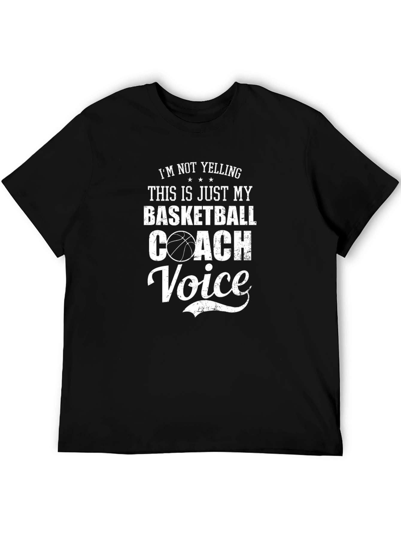 Basketball Coach Voice Graphic Tee