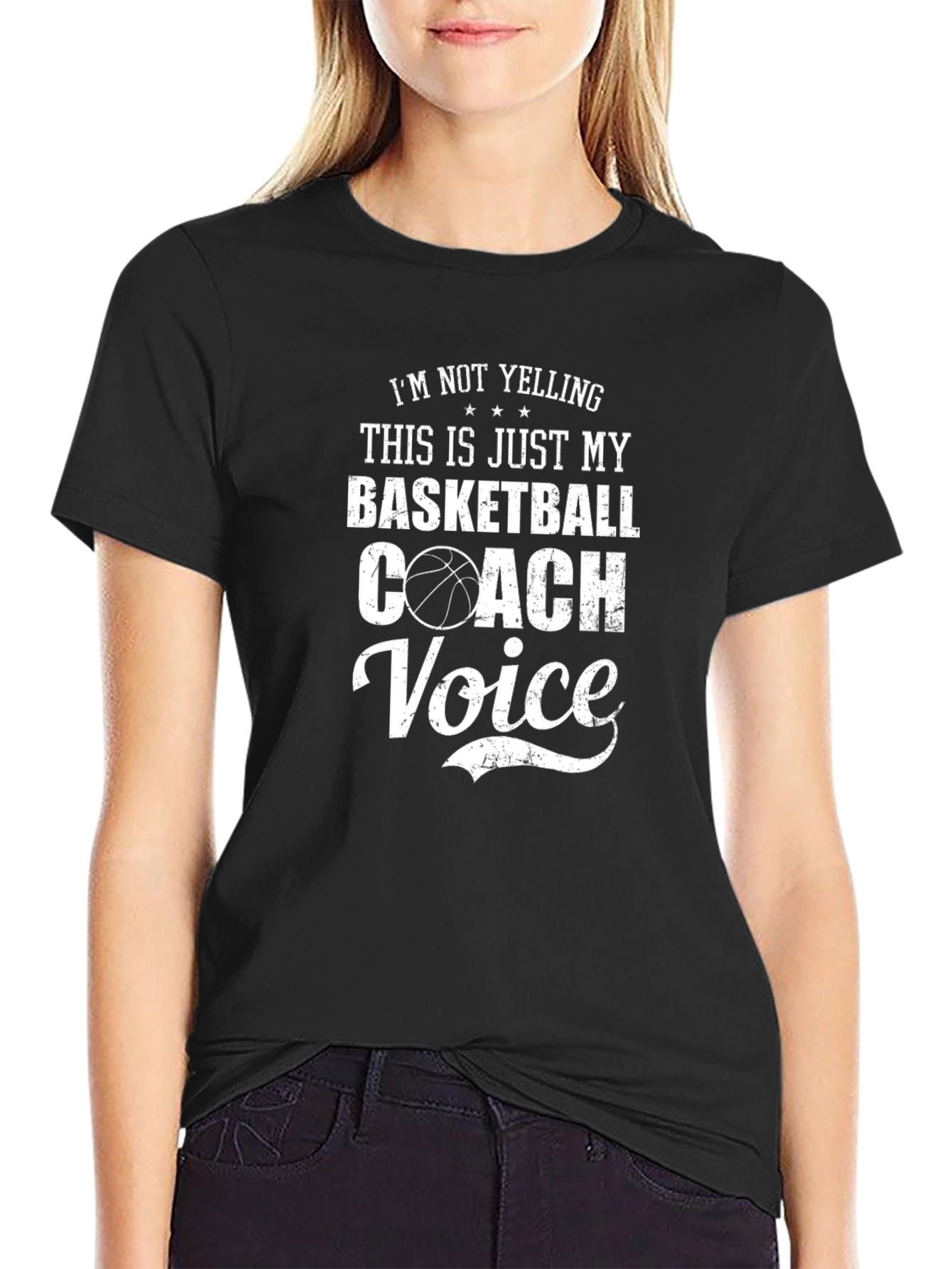 Basketball Coach Voice Graphic Tee